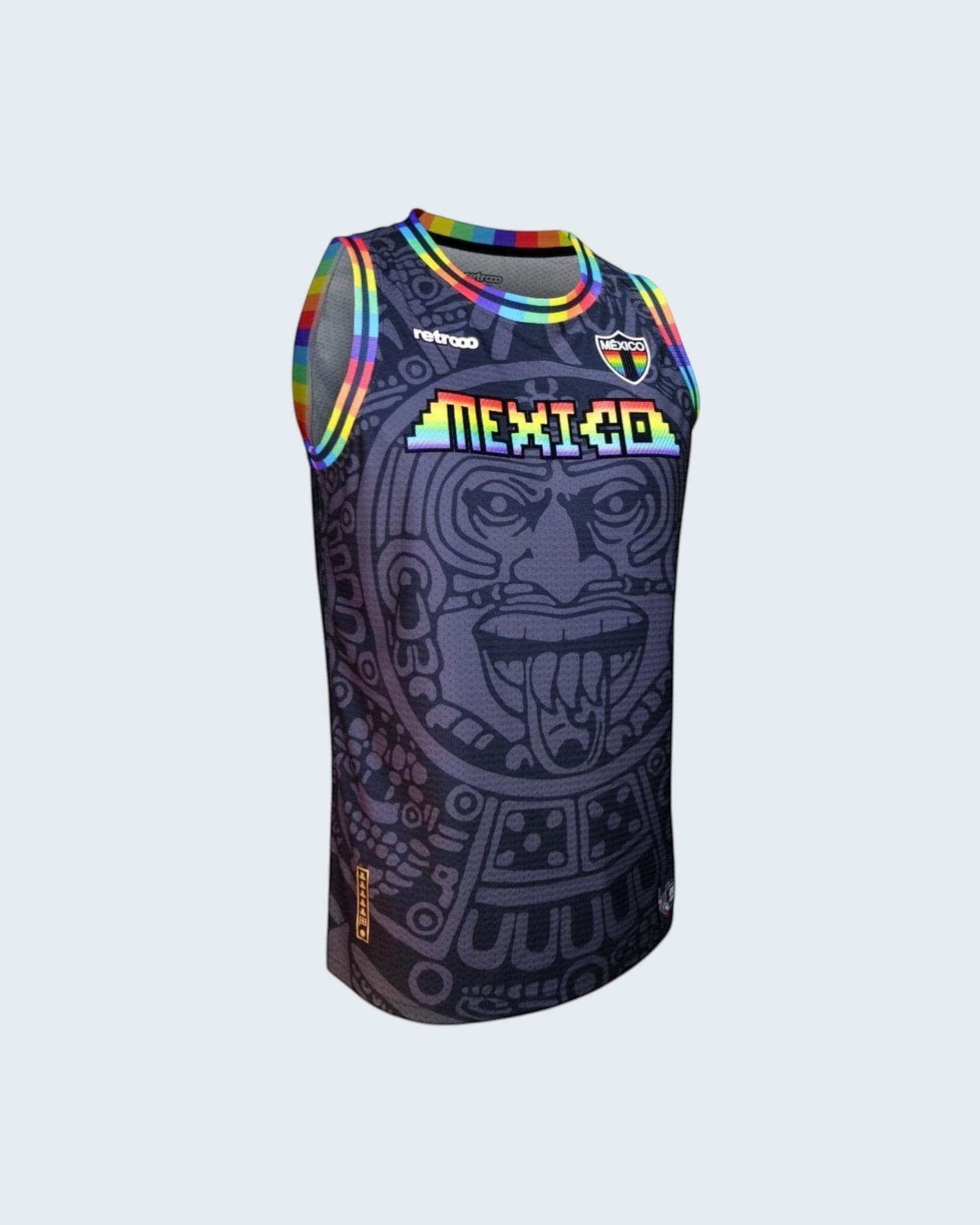 Retroooclothes Jersey Jersey Retrooo México Calendario Azteca Urbano PRIDE