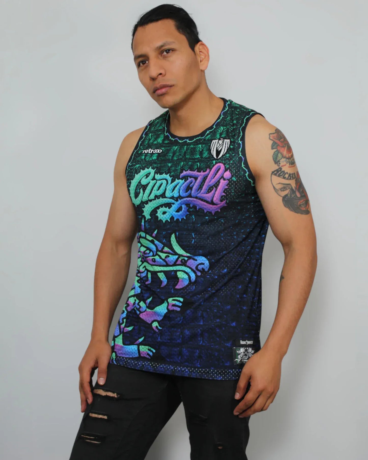 Retroooclothes Jersey Jersey Retrooo Mexico Cipactli - Bestia Legendaria