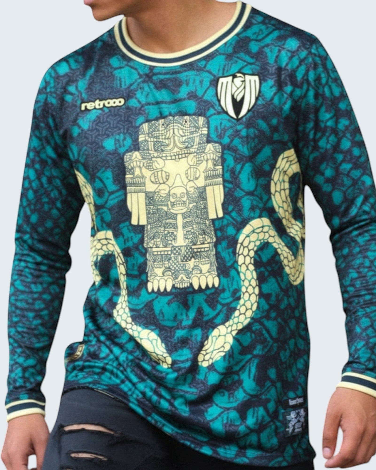 Retroooclothes Jersey Jersey Retrooo México Coatlicue - Madre Universal Mexica | Edición Limitada