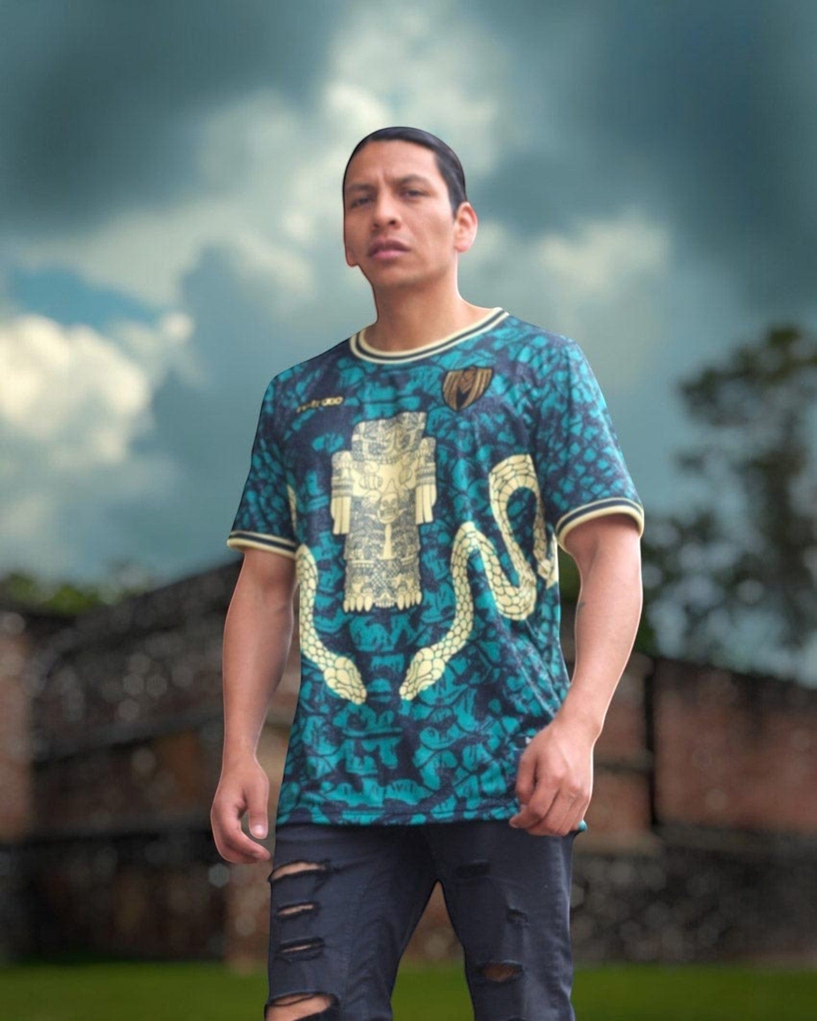 Retroooclothes Jersey Jersey Retrooo México Coatlicue - Madre Universal Mexica | Edición Limitada