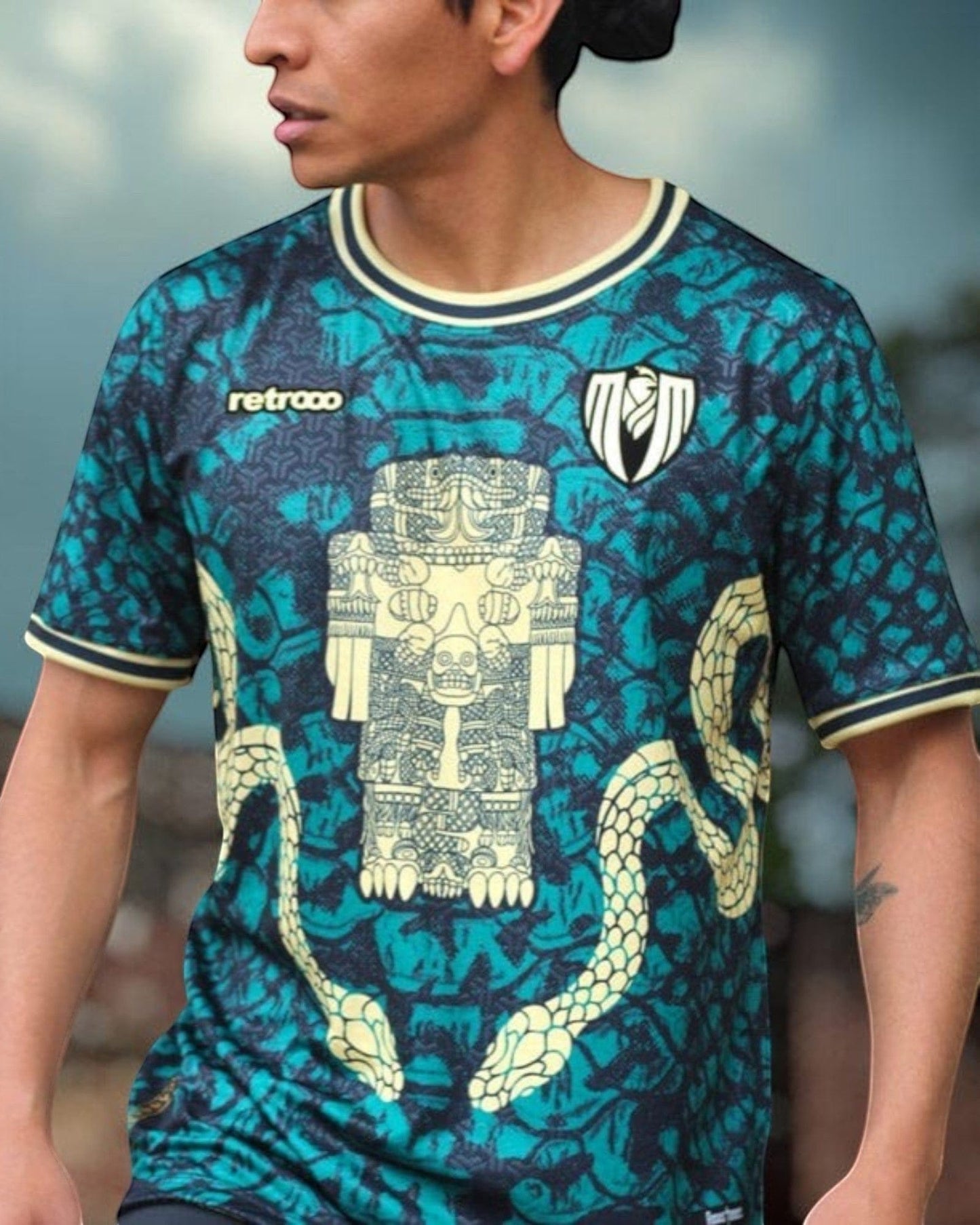 Retroooclothes Jersey Jersey Retrooo México Coatlicue - Madre Universal Mexica | Edición Limitada