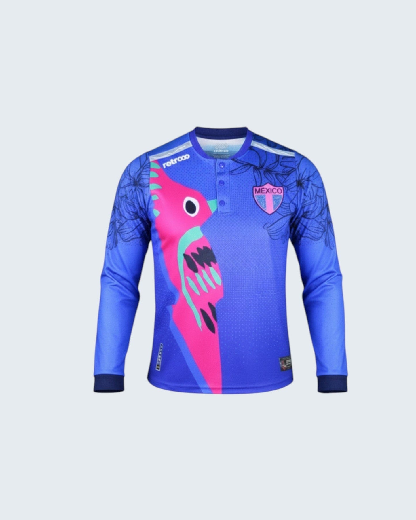 Retroooclothes Jersey Jersey Retrooo México Colibrí Art