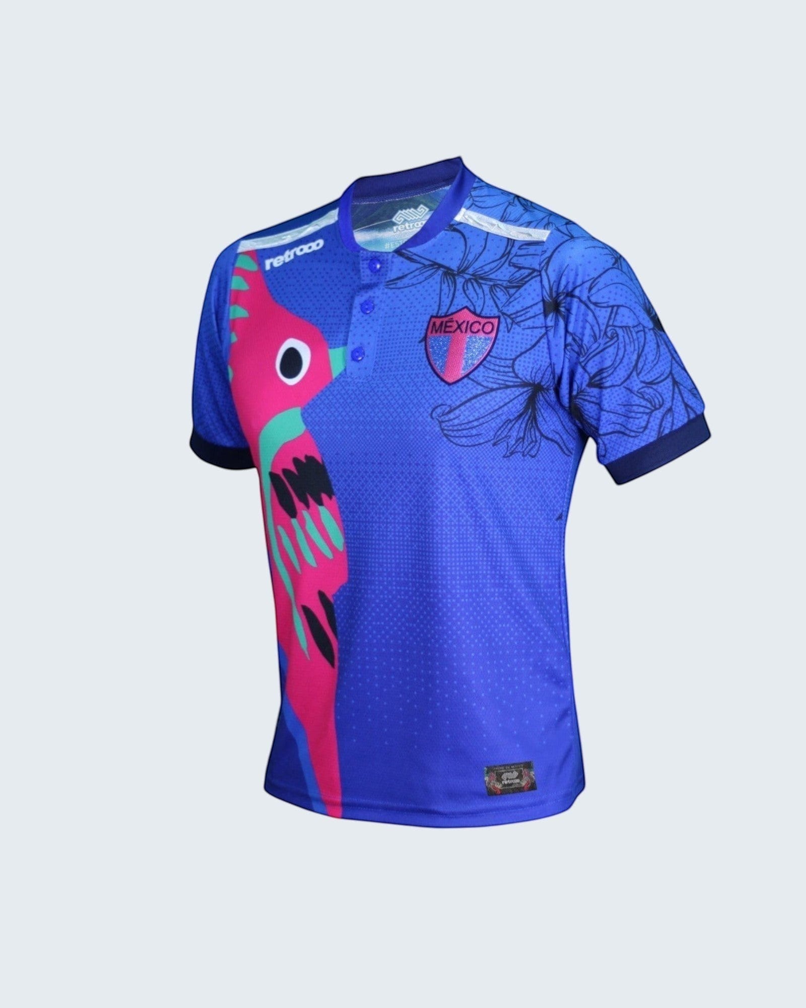 Retroooclothes Jersey Jersey Retrooo México Colibrí Art
