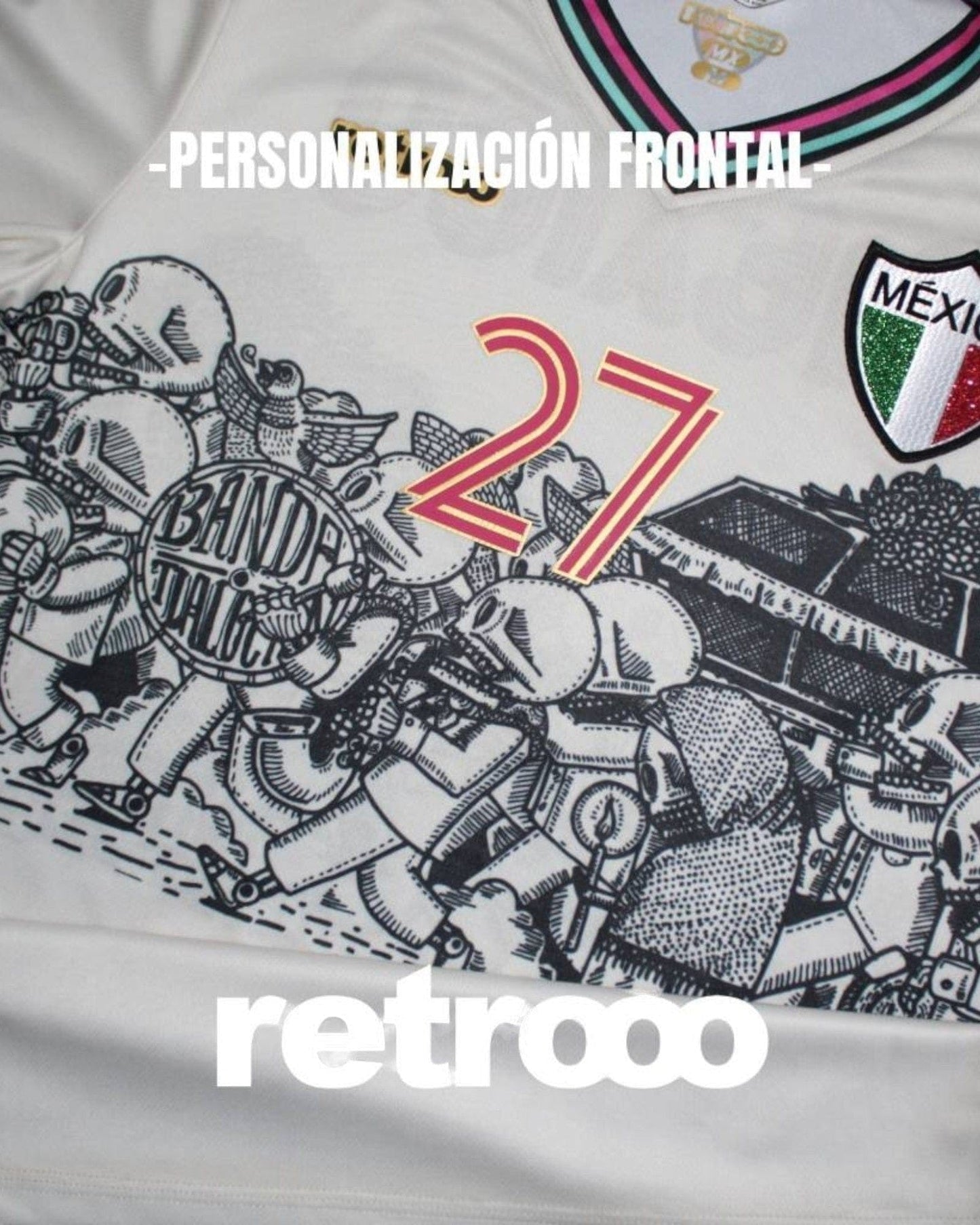 Retroooclothes Jersey Jersey Retrooo México Día de Muertos
