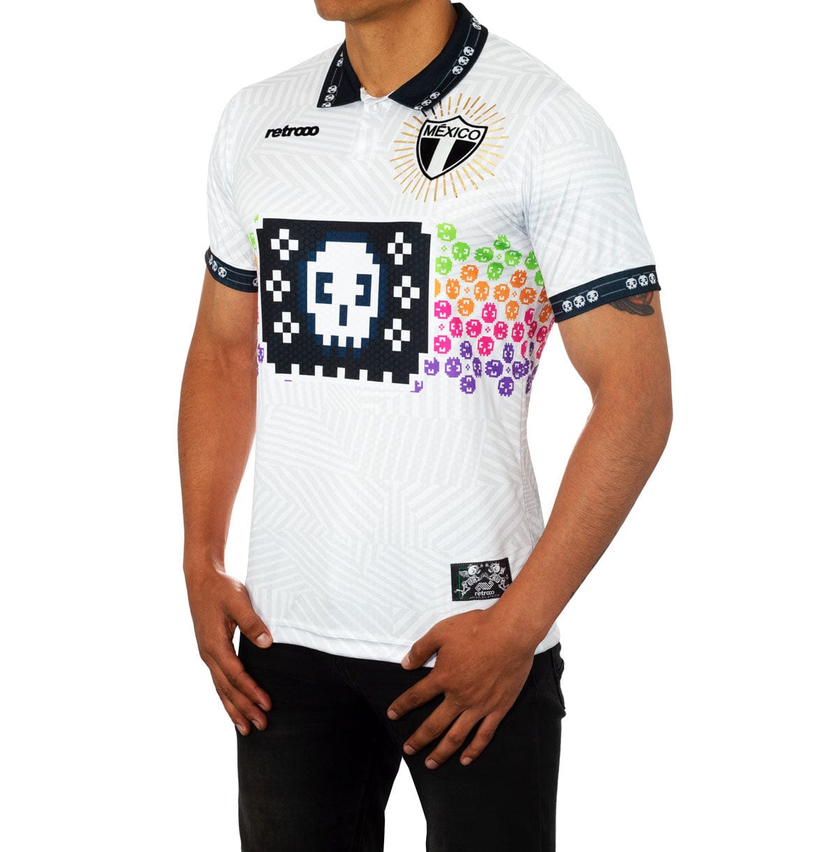 Retroooclothes Jersey Jersey Retrooo México Día de Muertos Maquinitas