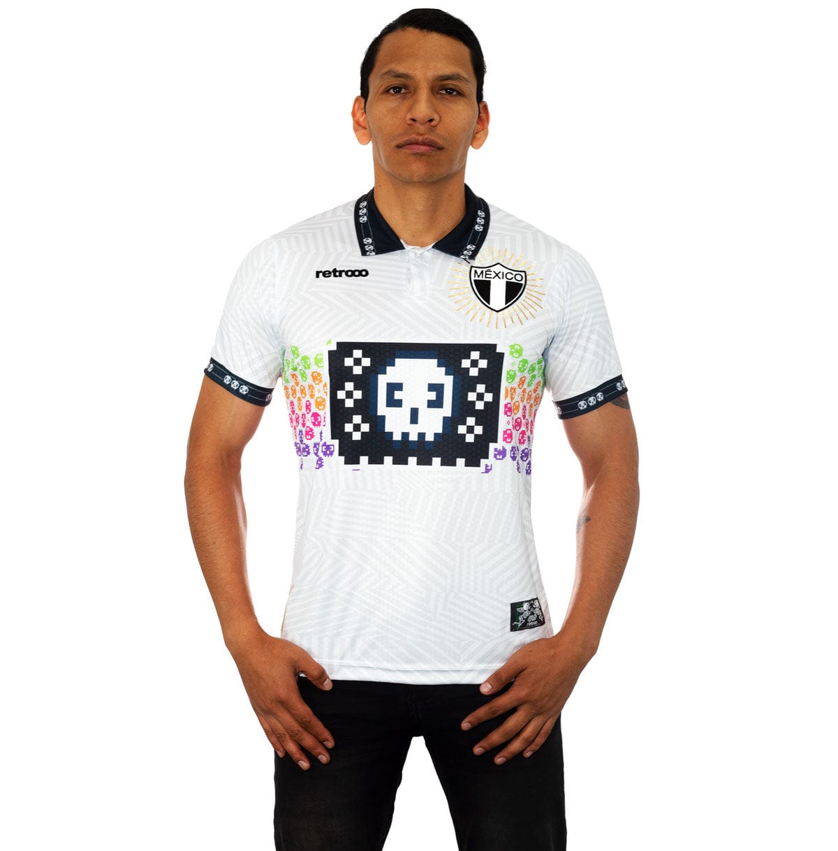 Retroooclothes Jersey Jersey Retrooo México Día de Muertos Maquinitas