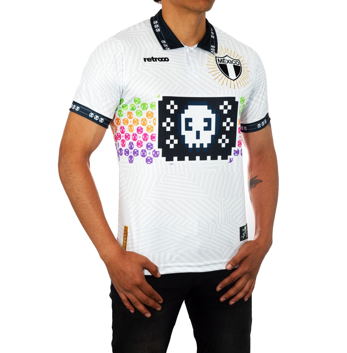 Retroooclothes Jersey Jersey Retrooo México Día de Muertos Maquinitas