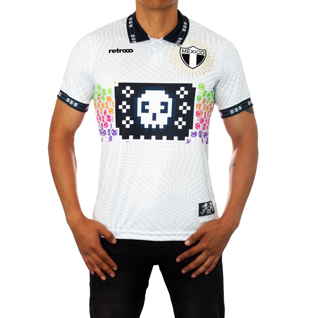 Retroooclothes Jersey Jersey Retrooo México Día de Muertos Maquinitas