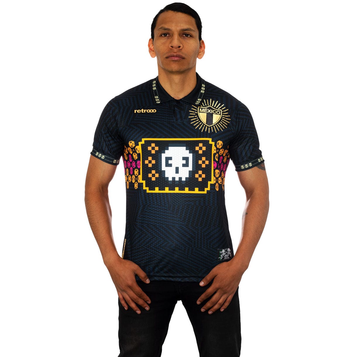 Retroooclothes Jersey Jersey Retrooo México Día de Muertos Maquinitas