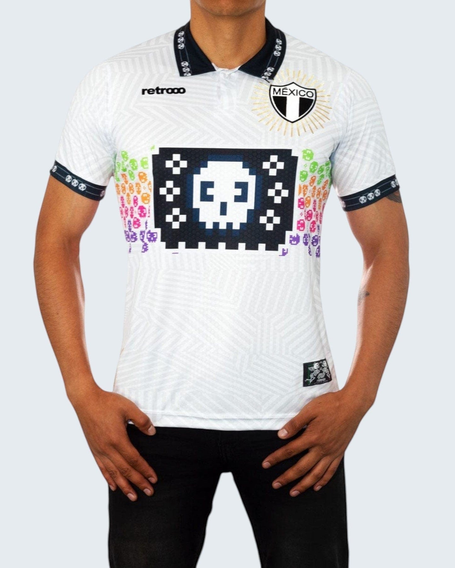 Retroooclothes Jersey Jersey Retrooo México Día de Muertos Maquinitas