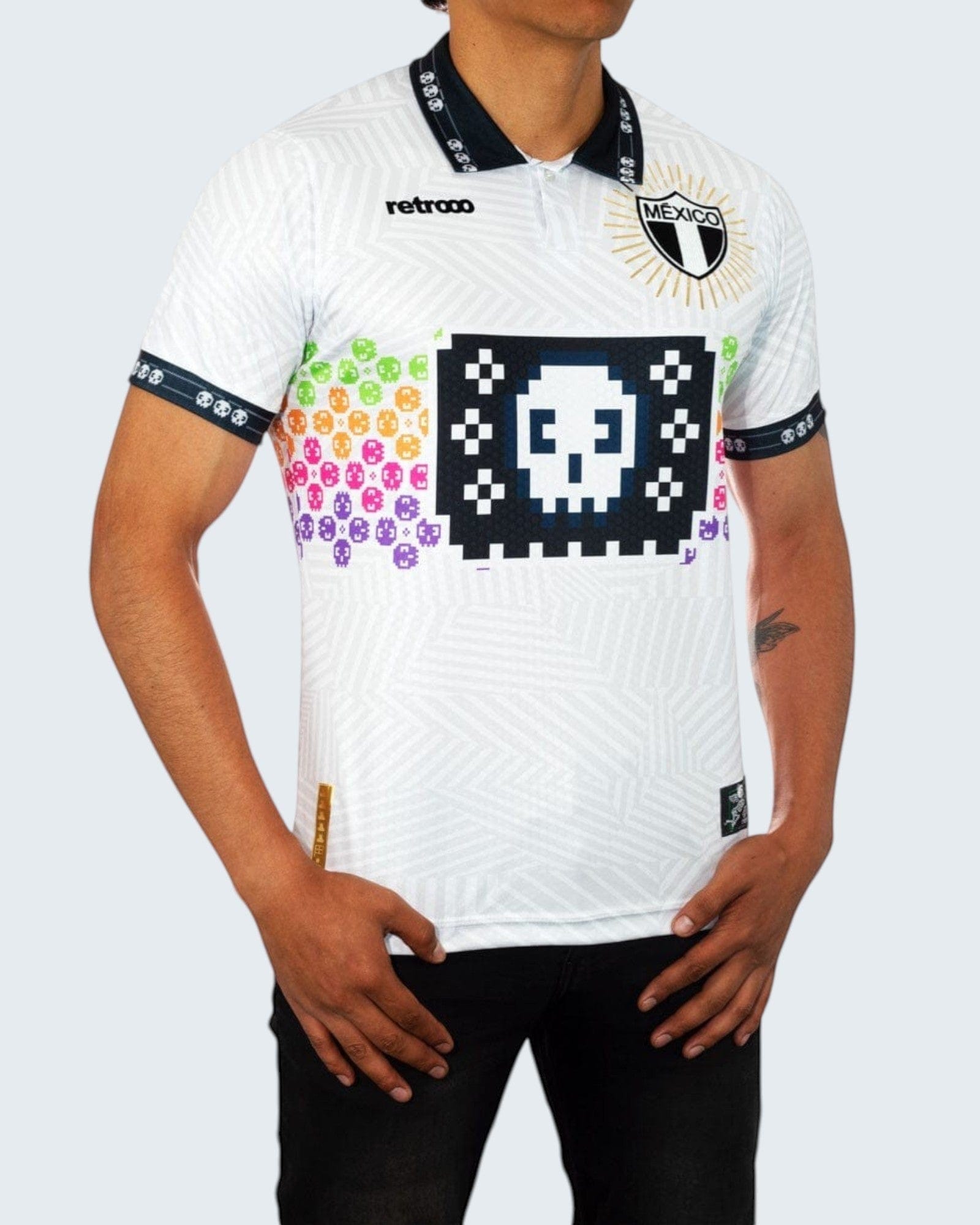 Retroooclothes Jersey Jersey Retrooo México Día de Muertos Maquinitas