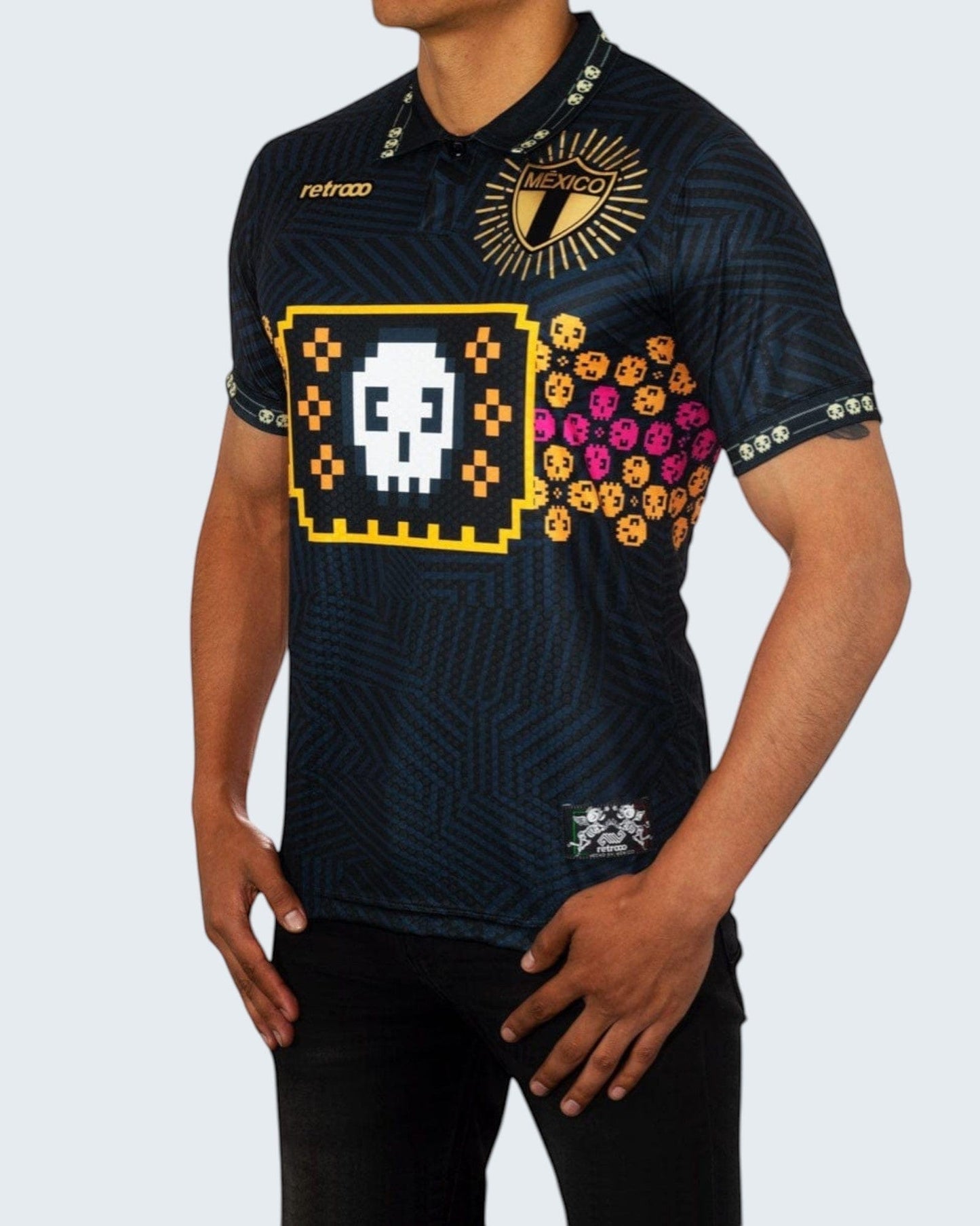 Retroooclothes Jersey Jersey Retrooo México Día de Muertos Maquinitas