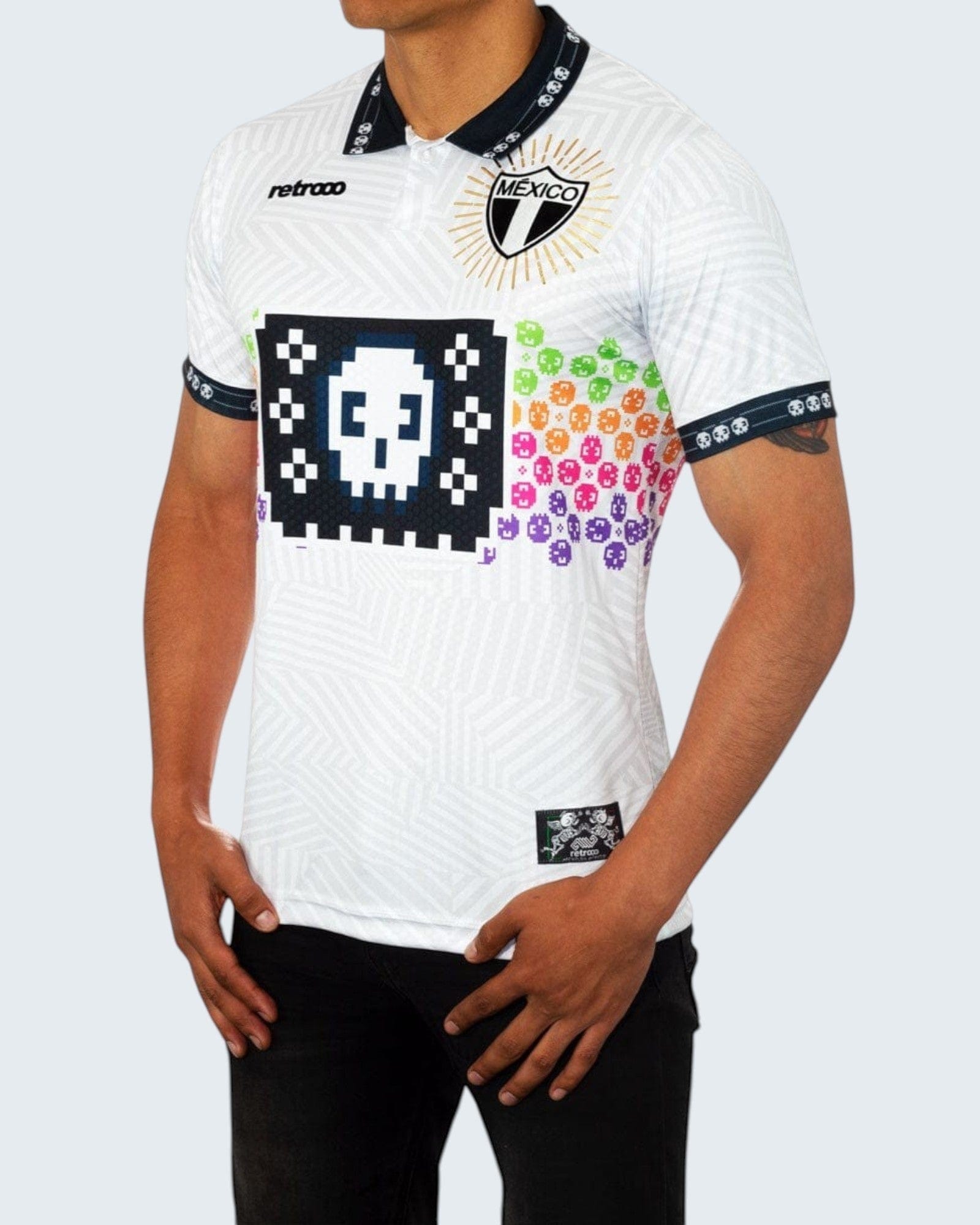 Retroooclothes Jersey Jersey Retrooo México Día de Muertos Maquinitas