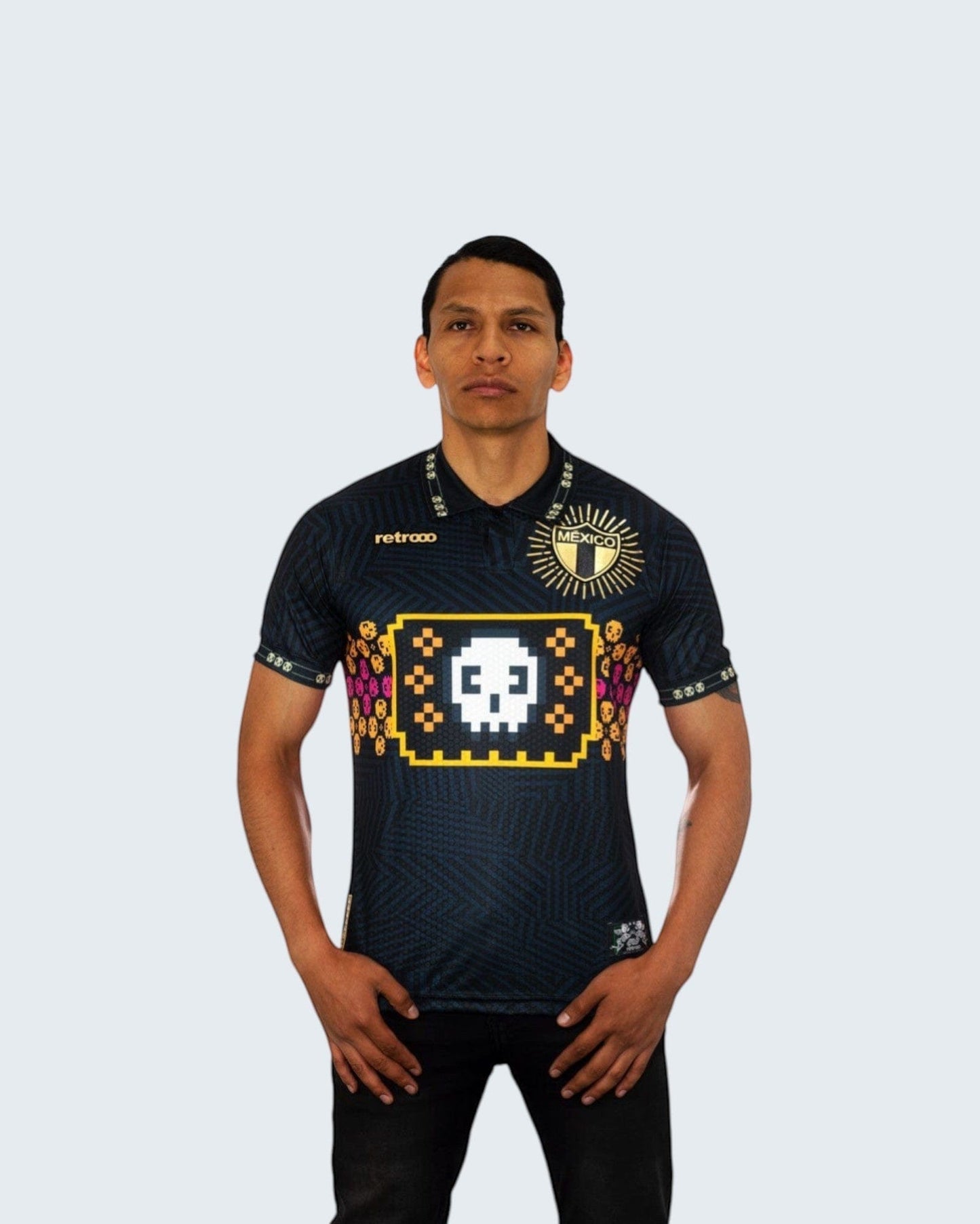 Retroooclothes Jersey Jersey Retrooo México Día de Muertos Maquinitas