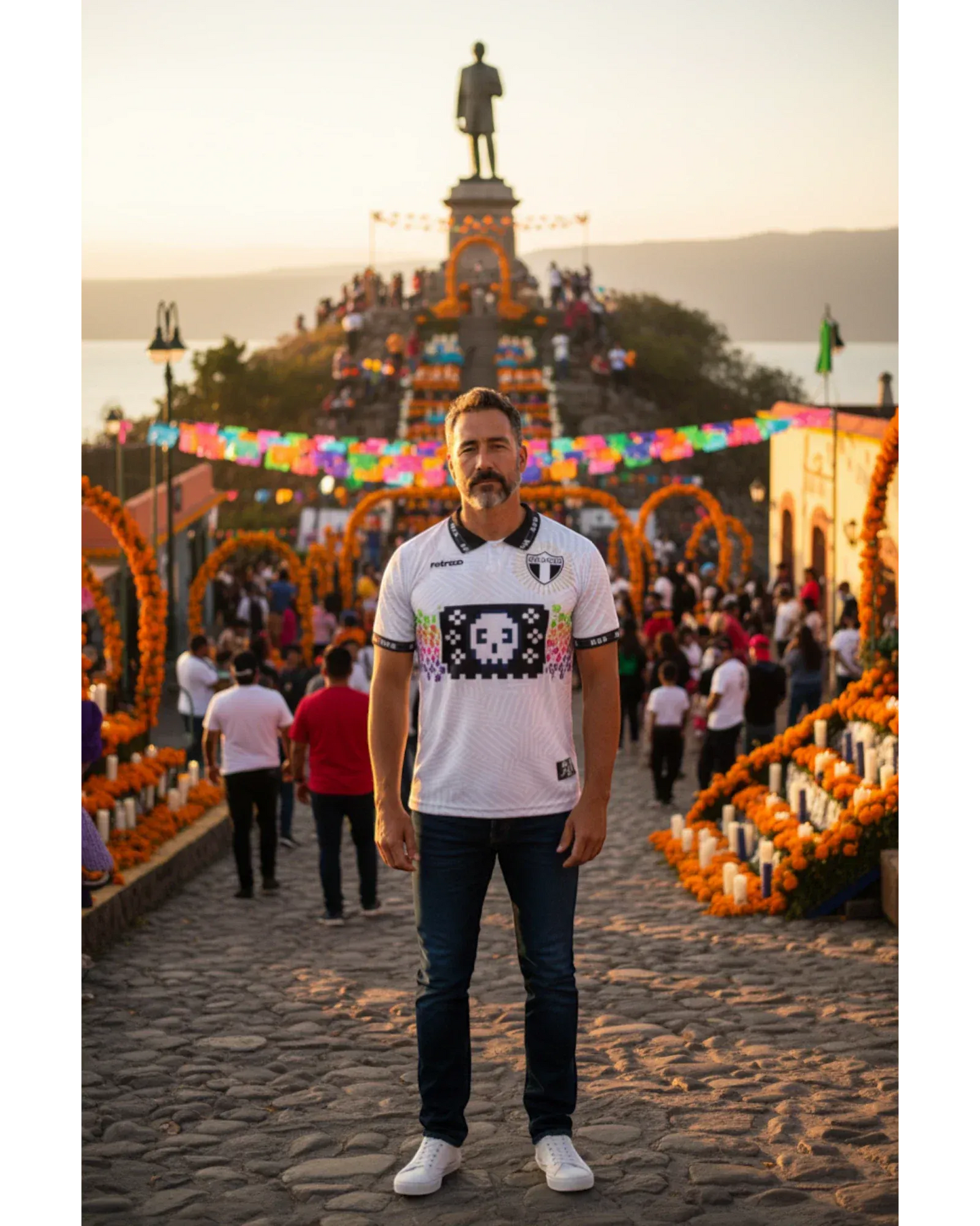 Retroooclothes Jersey Jersey Retrooo México Día de Muertos Maquinitas