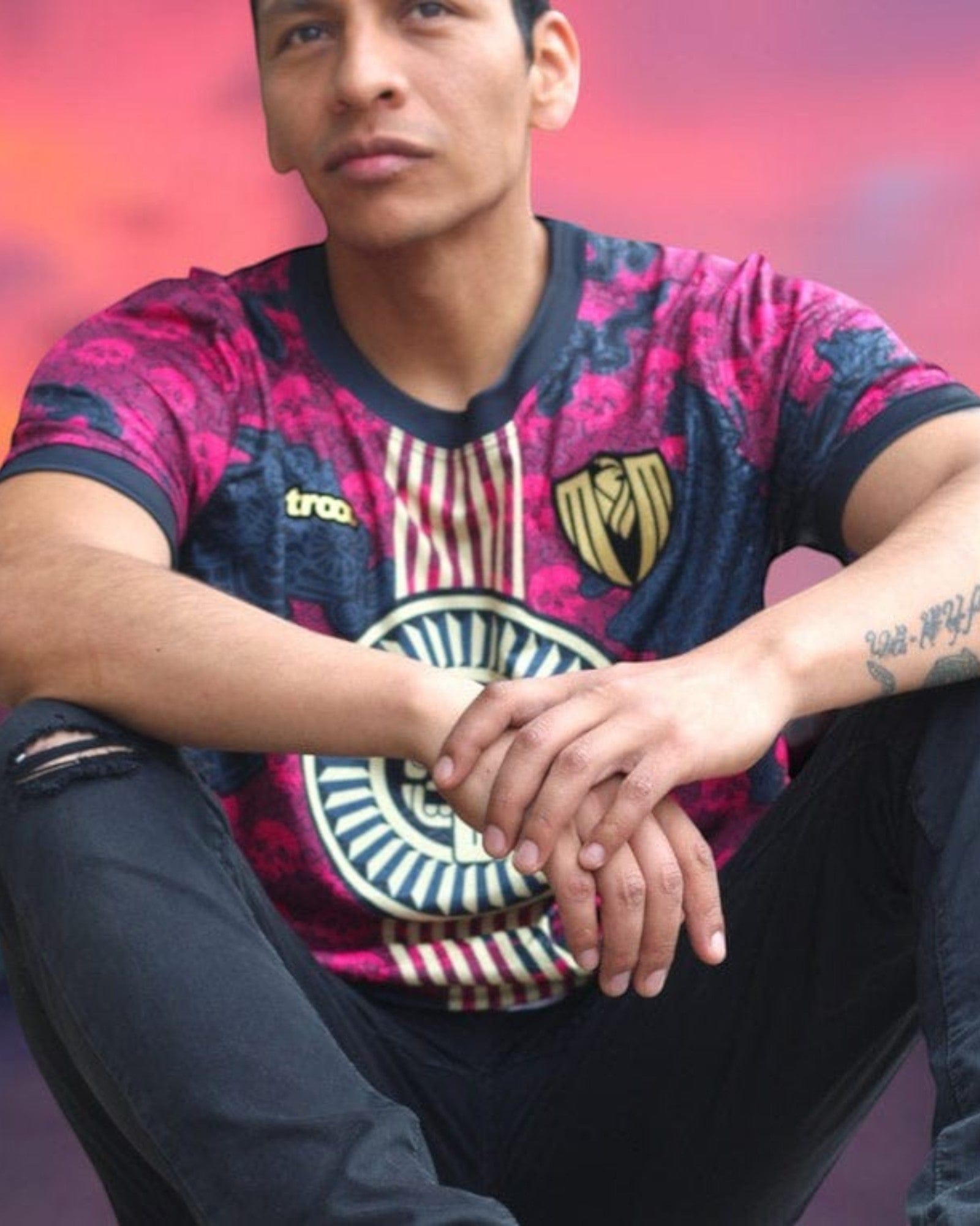 Retroooclothes Jersey Jersey Retrooo México - Edición Tzompantli | Cultura Prehispánica Auténtica
