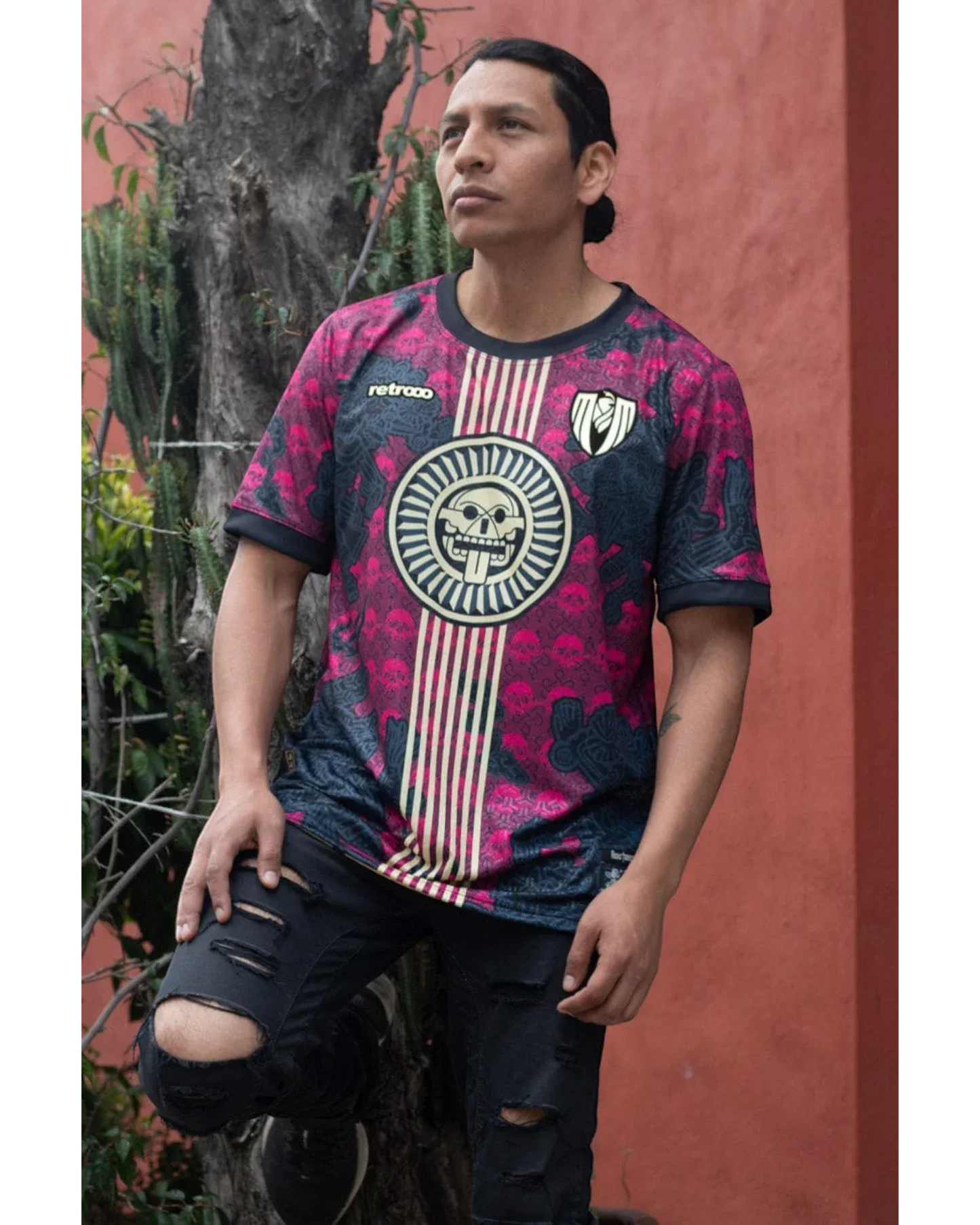 Retroooclothes Jersey Jersey Retrooo México - Edición Tzompantli | Cultura Prehispánica Auténtica