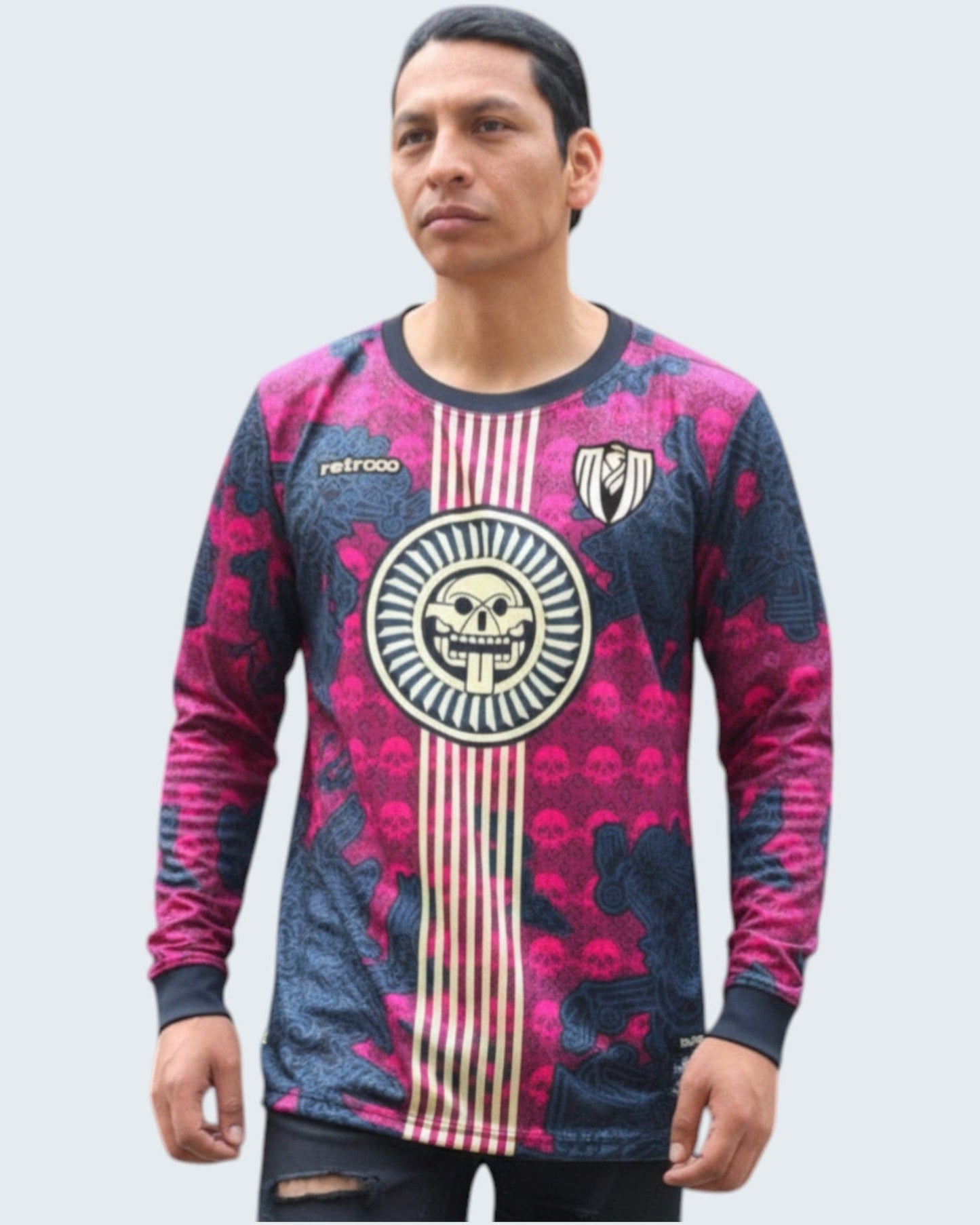 Retroooclothes Jersey Jersey Retrooo México - Edición Tzompantli | Cultura Prehispánica Auténtica