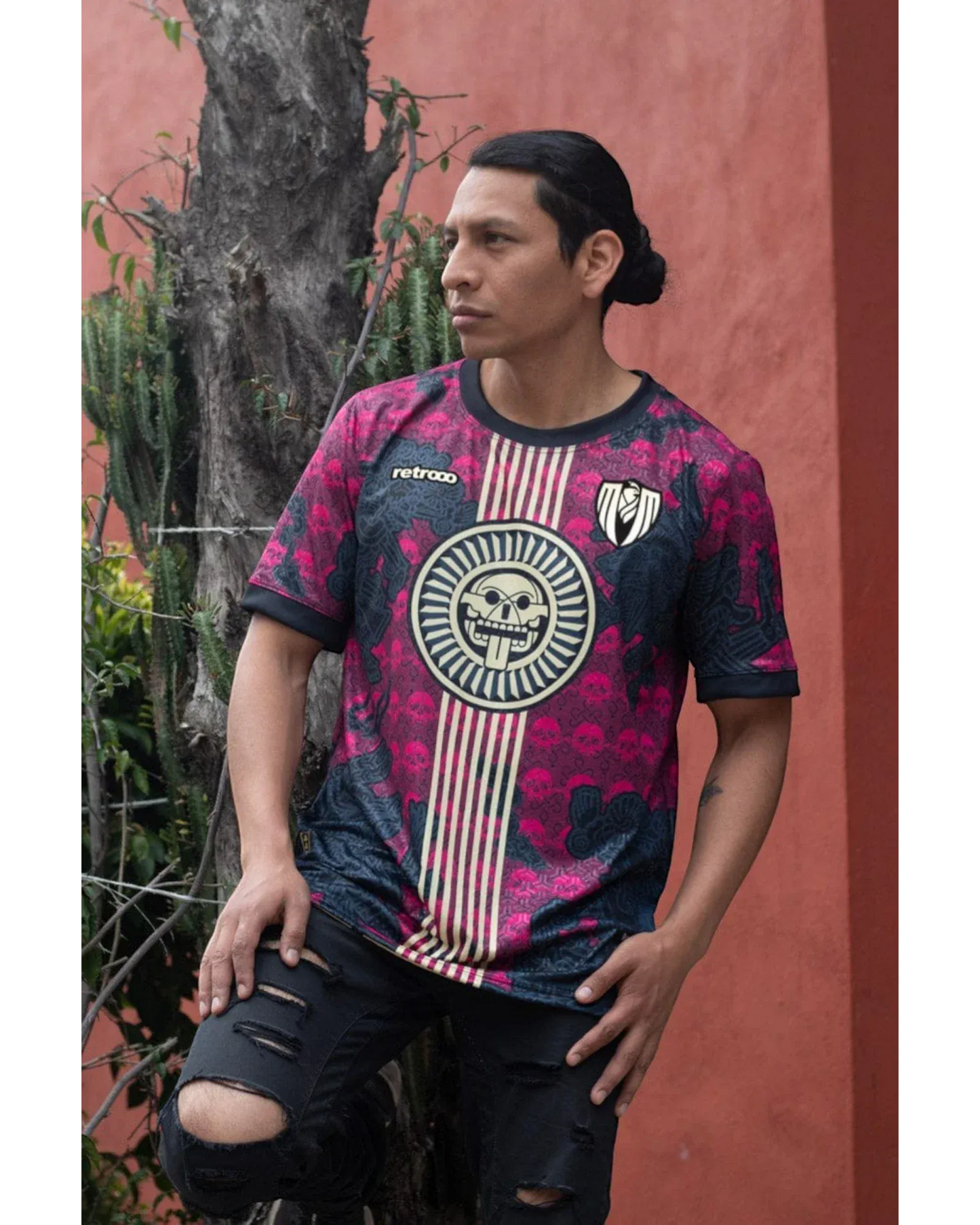 Retroooclothes Jersey Jersey Retrooo México - Edición Tzompantli | Cultura Prehispánica Auténtica