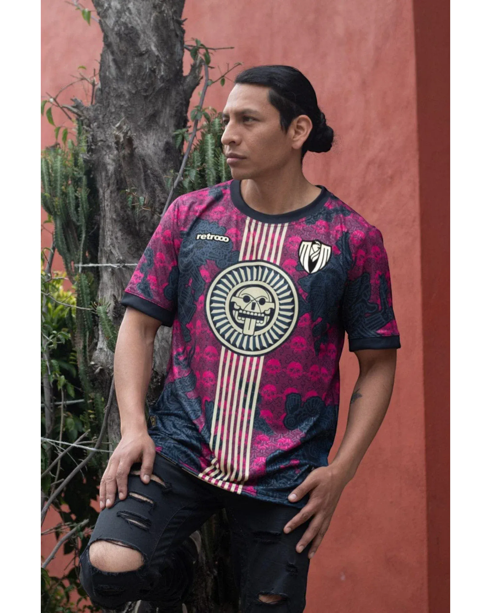 Retroooclothes Jersey Jersey Retrooo México - Edición Tzompantli | Cultura Prehispánica Auténtica
