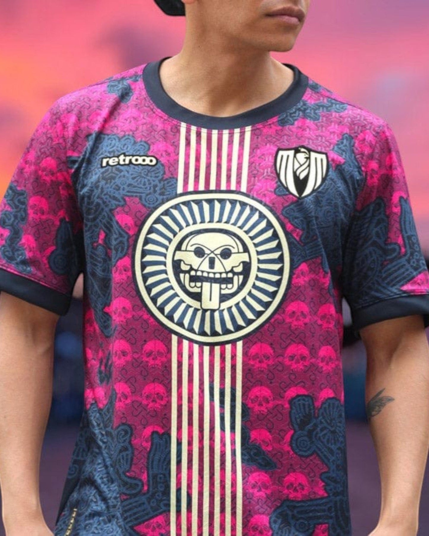 Retroooclothes Jersey Jersey Retrooo México - Edición Tzompantli | Cultura Prehispánica Auténtica
