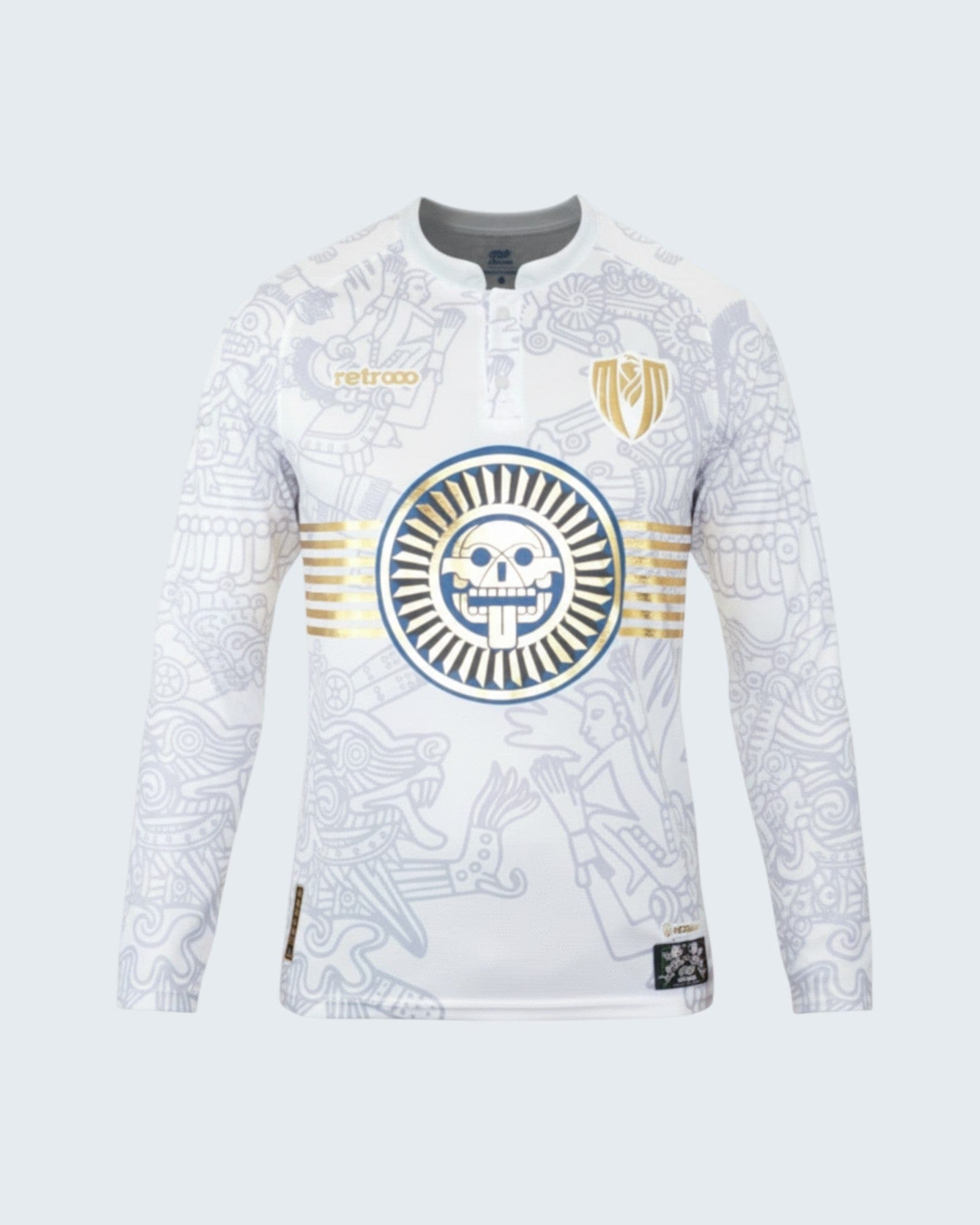 Retroooclothes Jersey Jersey Retrooo México Ft. Mexclart Mictlán con Mangas