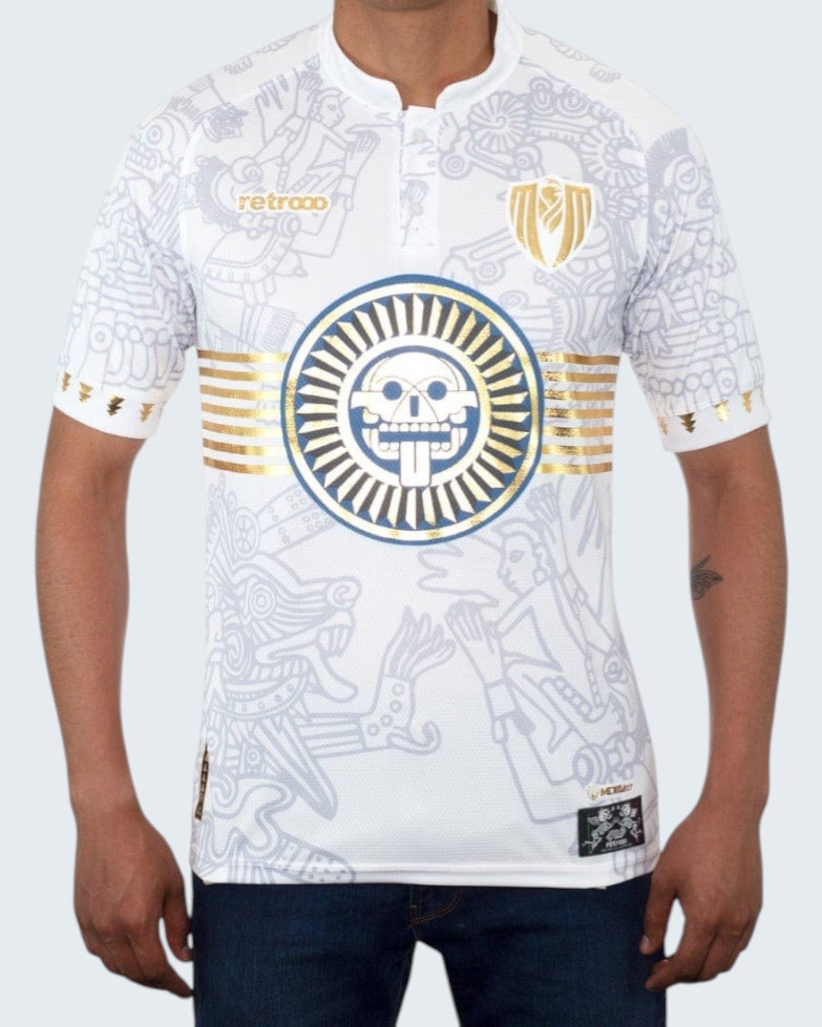 Retroooclothes Jersey Jersey Retrooo México Ft. Mexclart Mictlán con Mangas