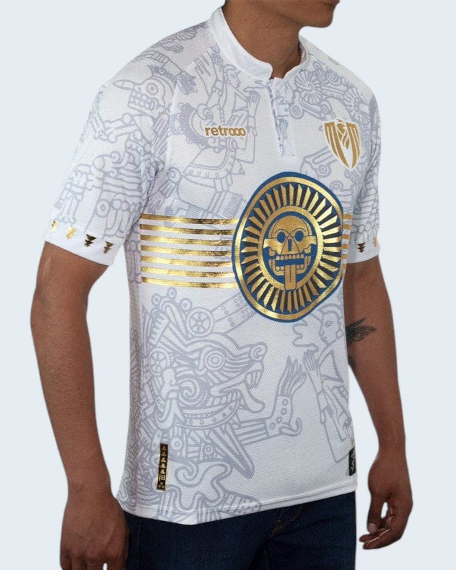 Retroooclothes Jersey Jersey Retrooo México Ft. Mexclart Mictlán con Mangas