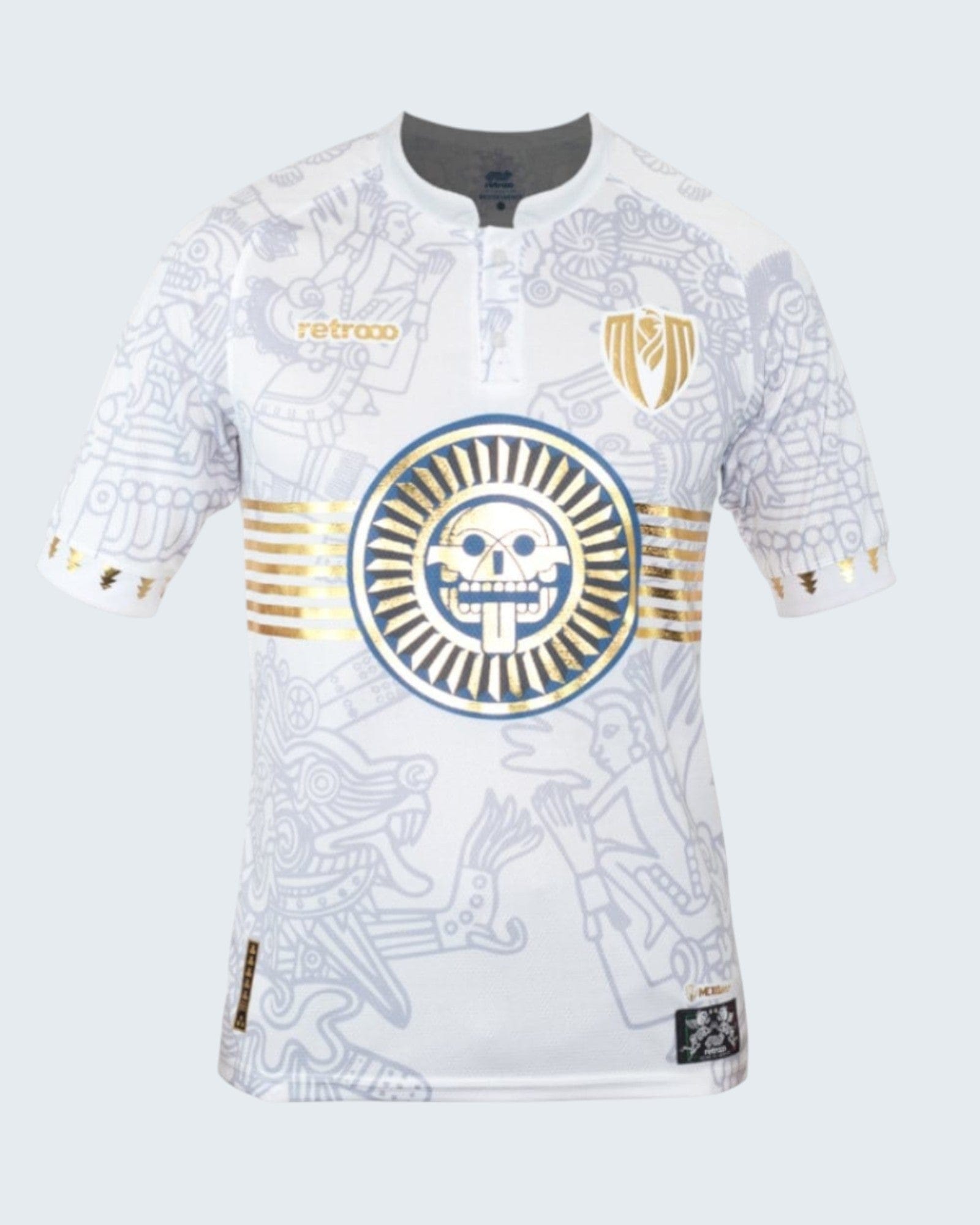 Retroooclothes Jersey Jersey Retrooo México Ft. Mexclart Mictlán con Mangas