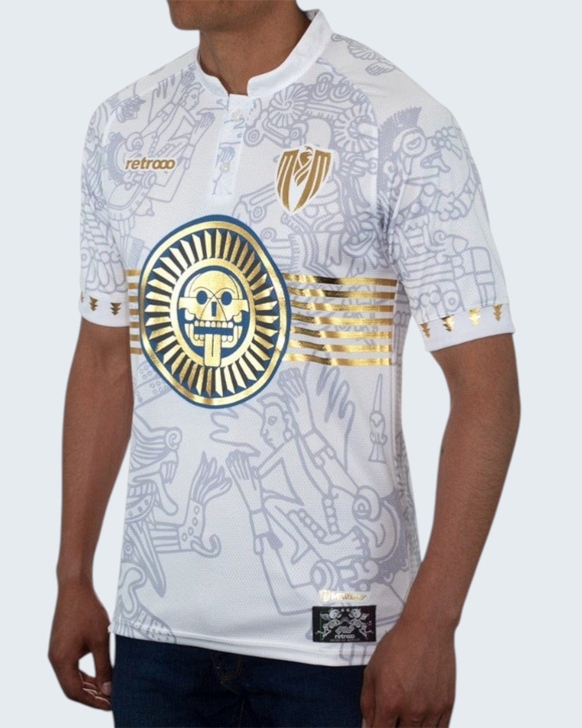 Retroooclothes Jersey Jersey Retrooo México Ft. Mexclart Mictlán con Mangas