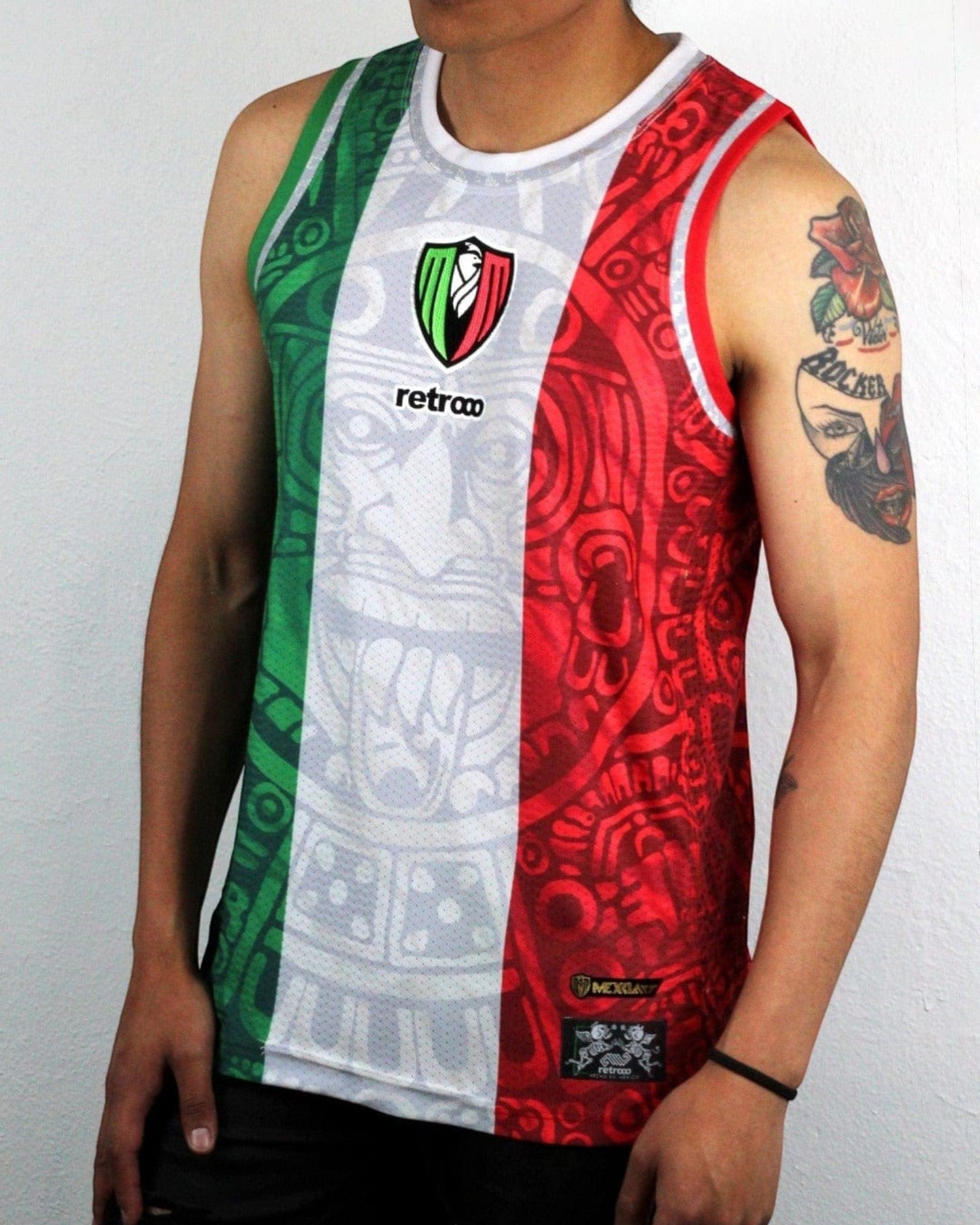 Retroooclothes Jersey Jersey Retrooo México Ft. Mexclart Piedra del Sol Tricolor
