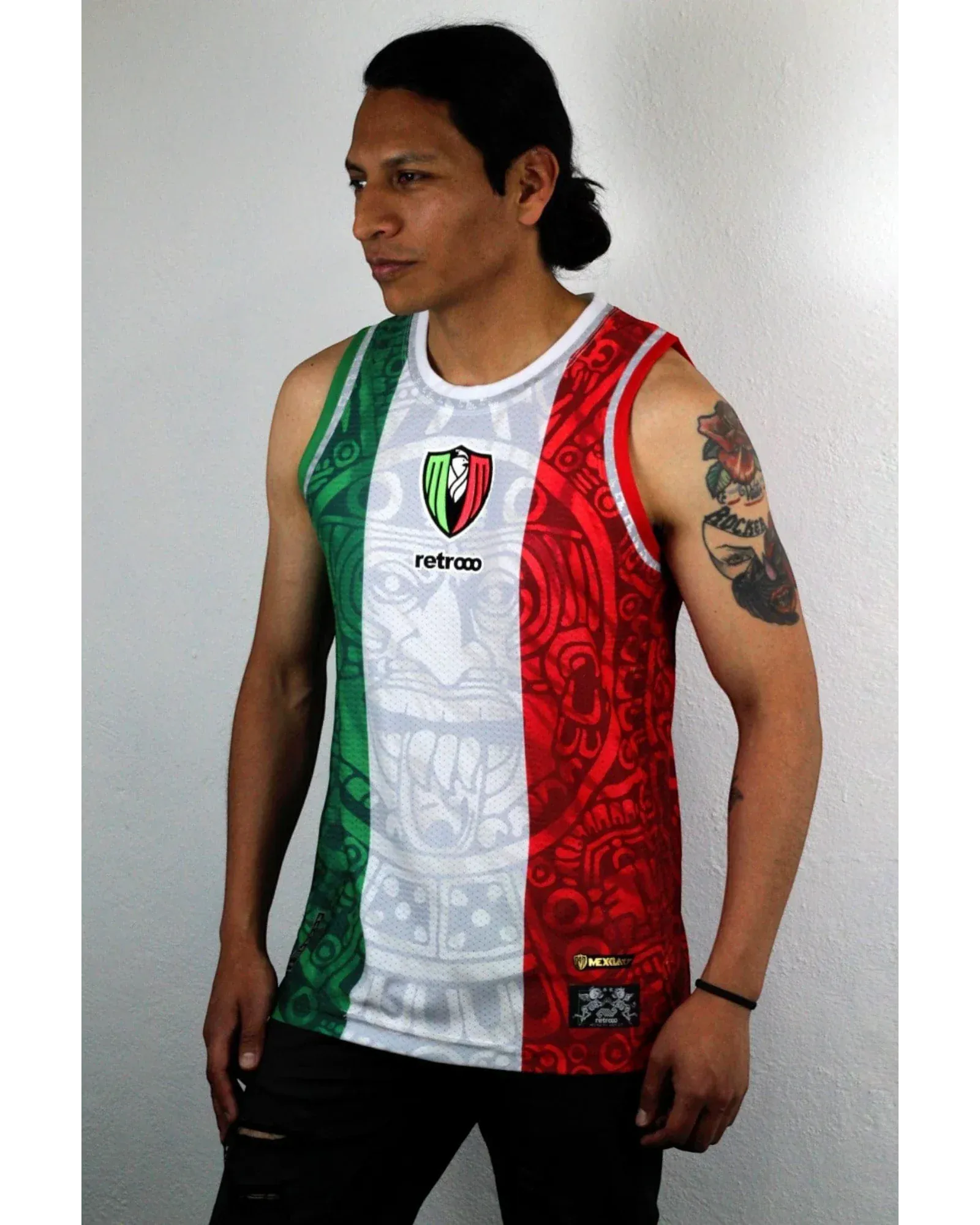 Retroooclothes Jersey Jersey Retrooo México Ft. Mexclart Piedra del Sol Tricolor