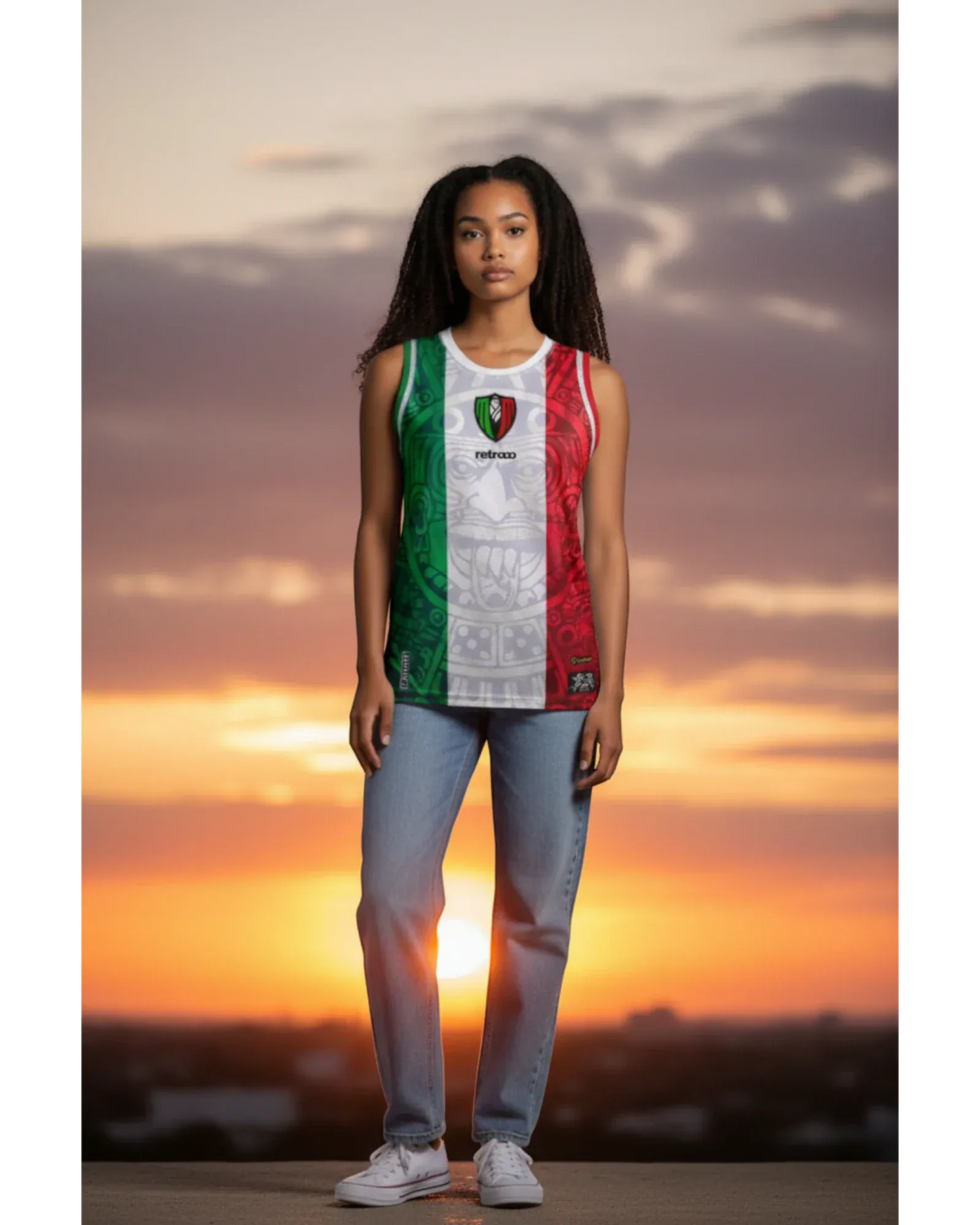 Retroooclothes Jersey Jersey Retrooo México Ft. Mexclart Piedra del Sol Tricolor