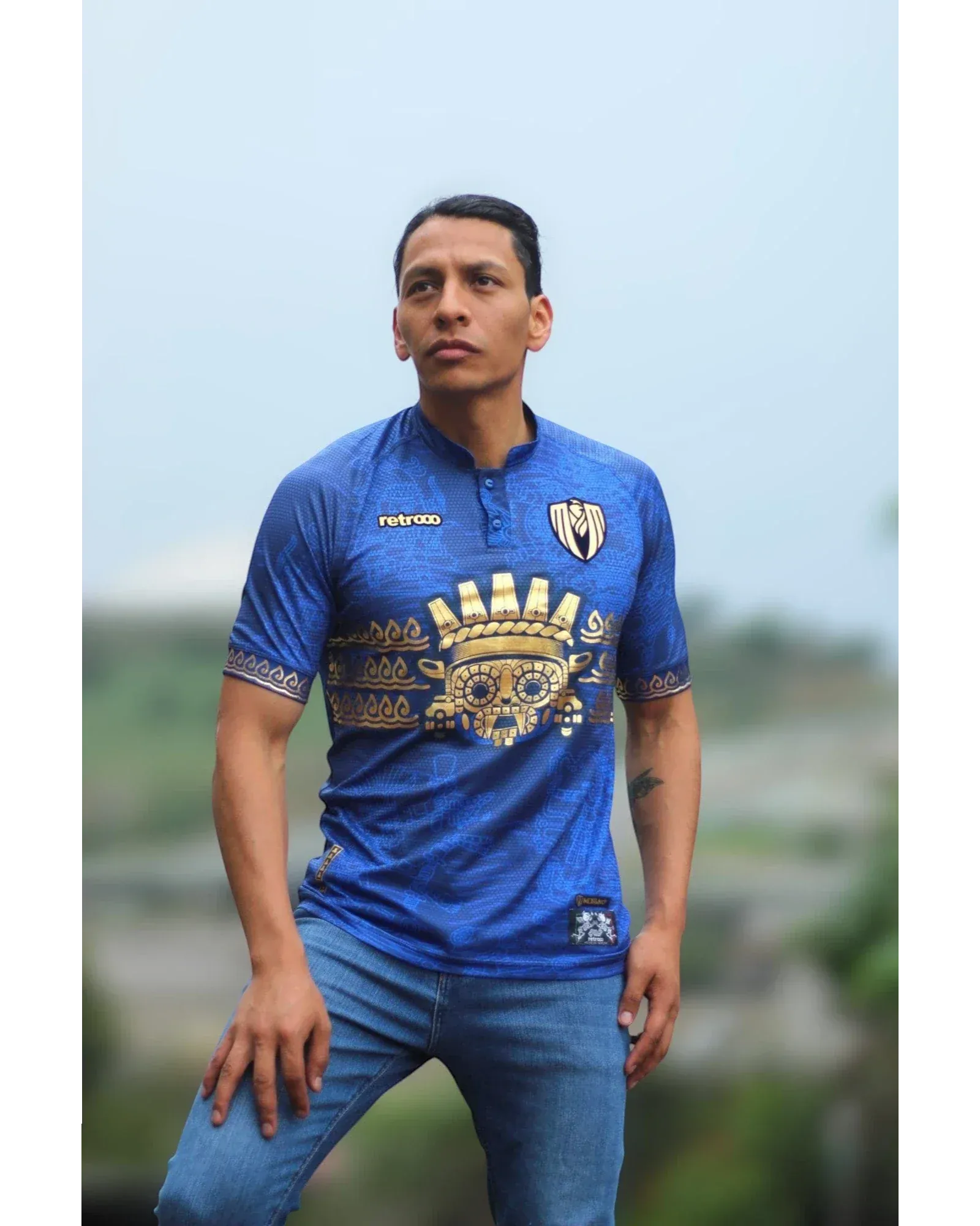 Retroooclothes Jersey Jersey Retrooo México Ft. Mexclart Tlaloc con Mangas