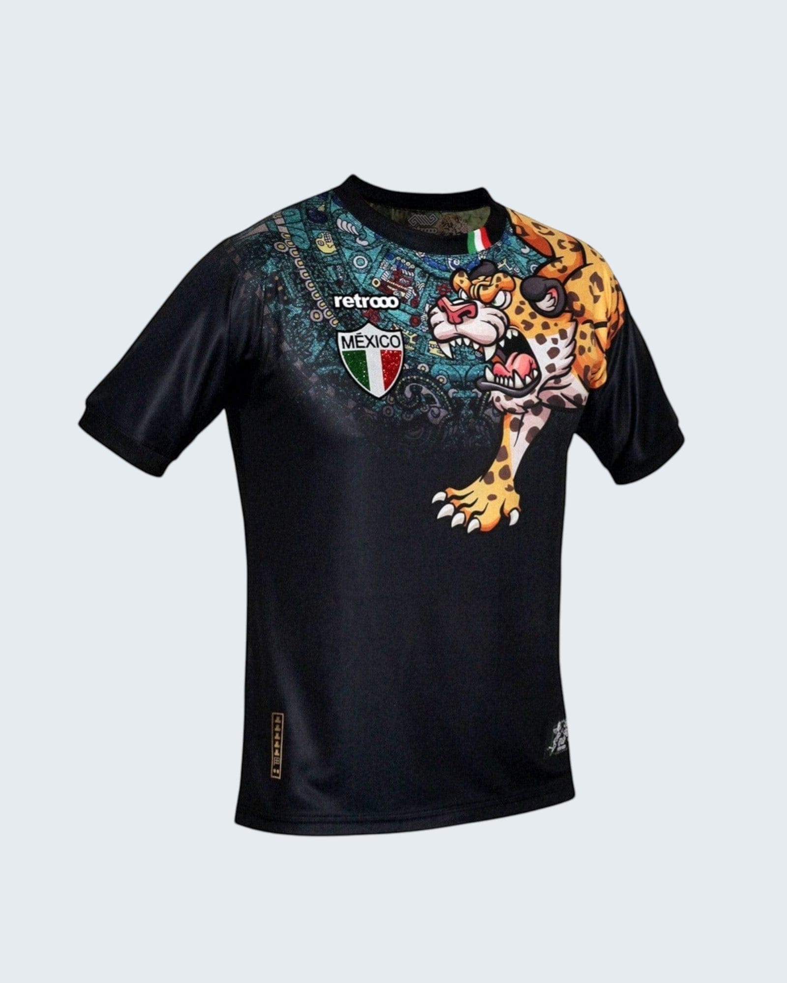 Retroooclothes Jersey Jersey Retrooo México Jaguar Obsidiana