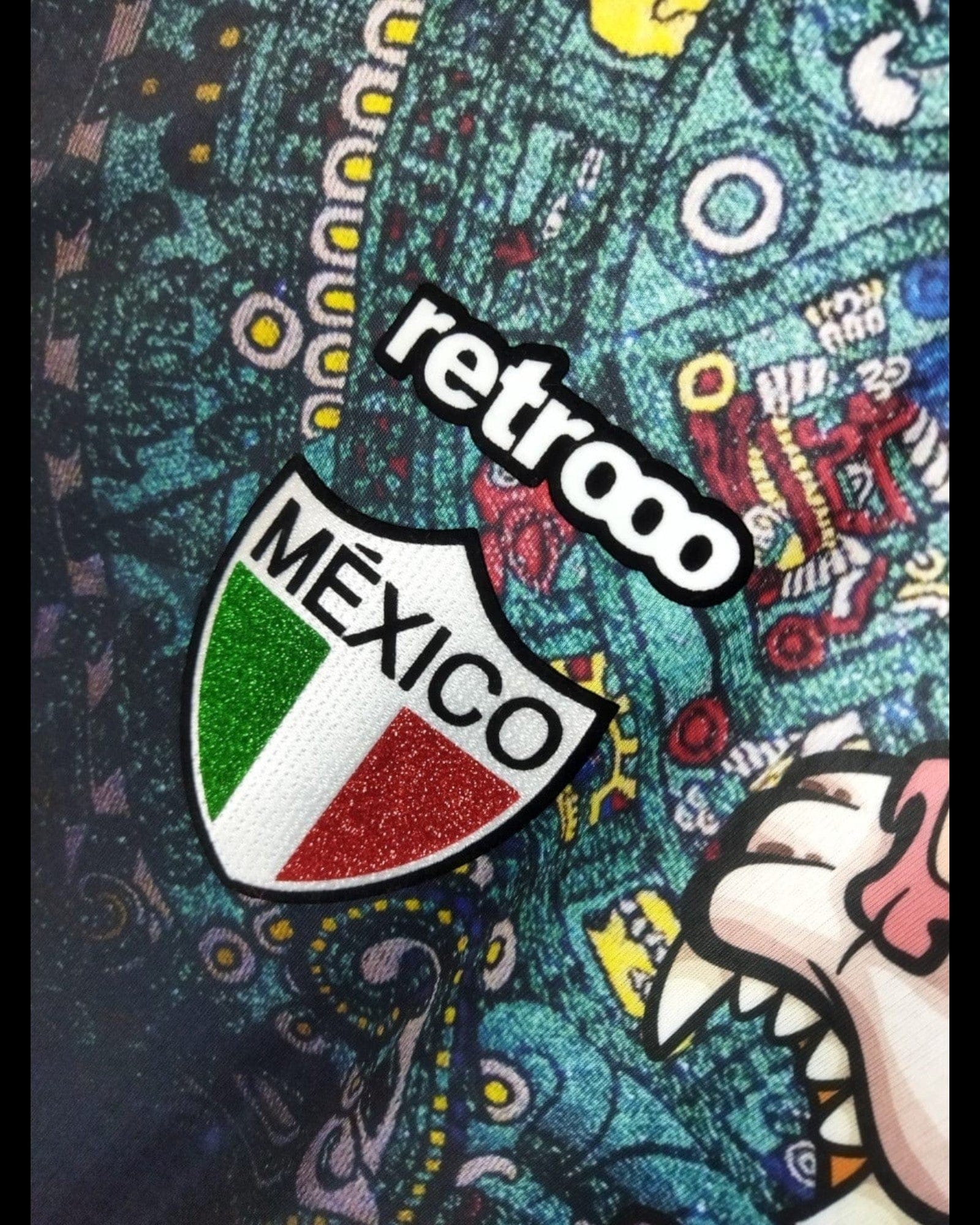 Retroooclothes Jersey Jersey Retrooo México Jaguar Obsidiana