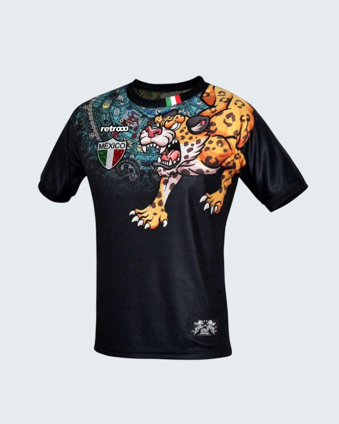 Retroooclothes Jersey Jersey Retrooo México Jaguar Obsidiana