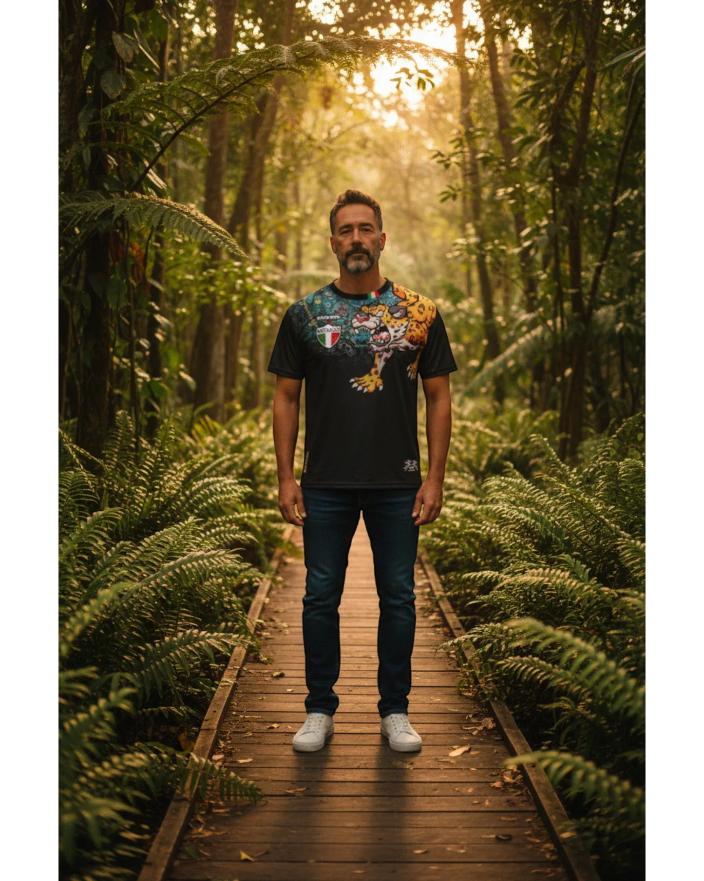 Retroooclothes Jersey Jersey Retrooo México Jaguar Obsidiana