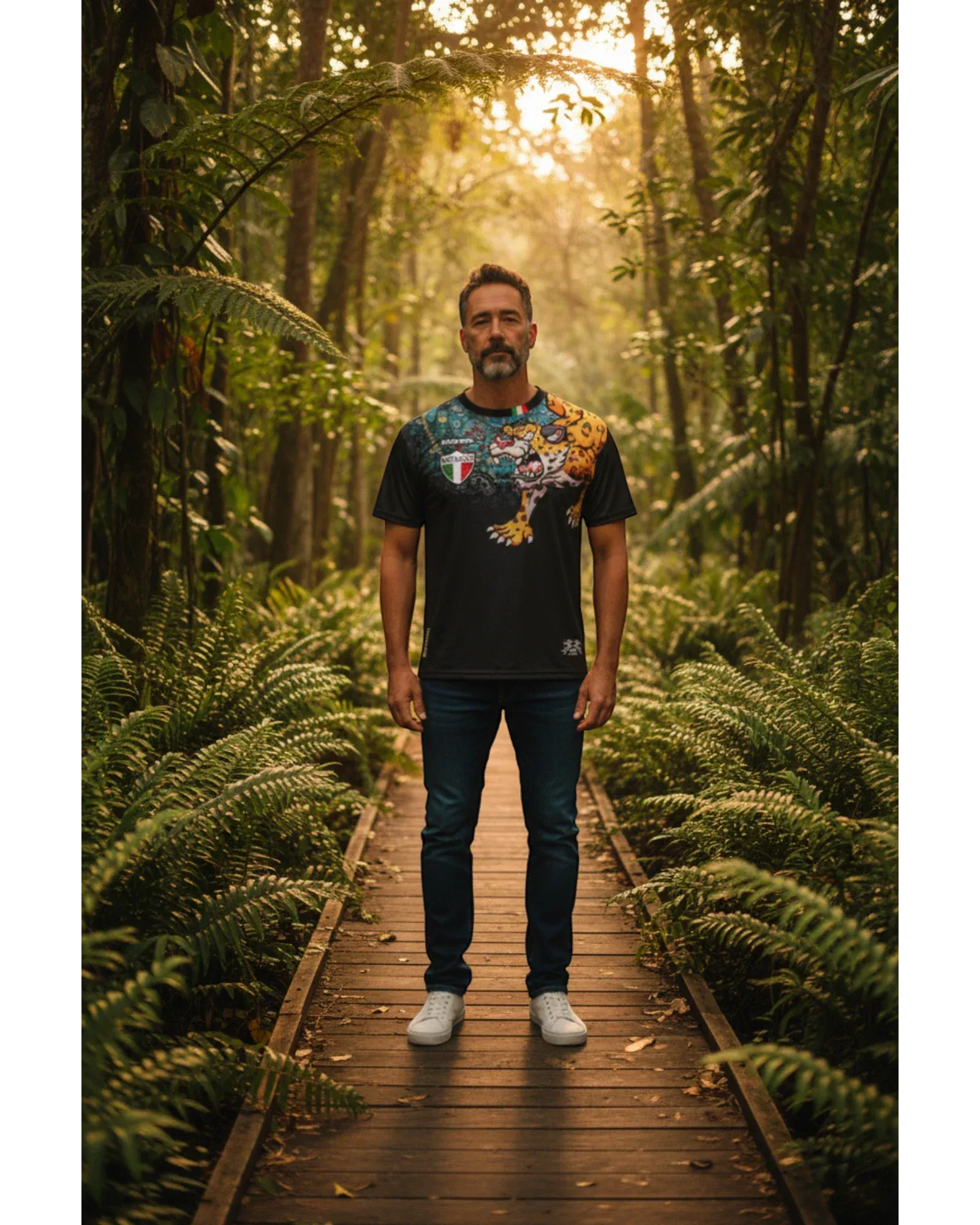 Retroooclothes Jersey Jersey Retrooo México Jaguar Obsidiana