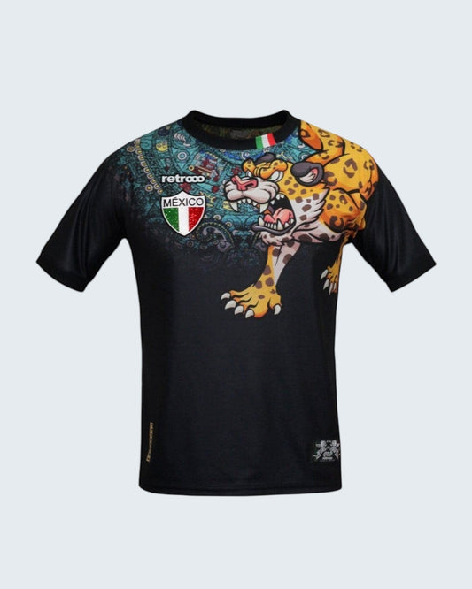 Retroooclothes Jersey Jersey Retrooo México Jaguar Obsidiana