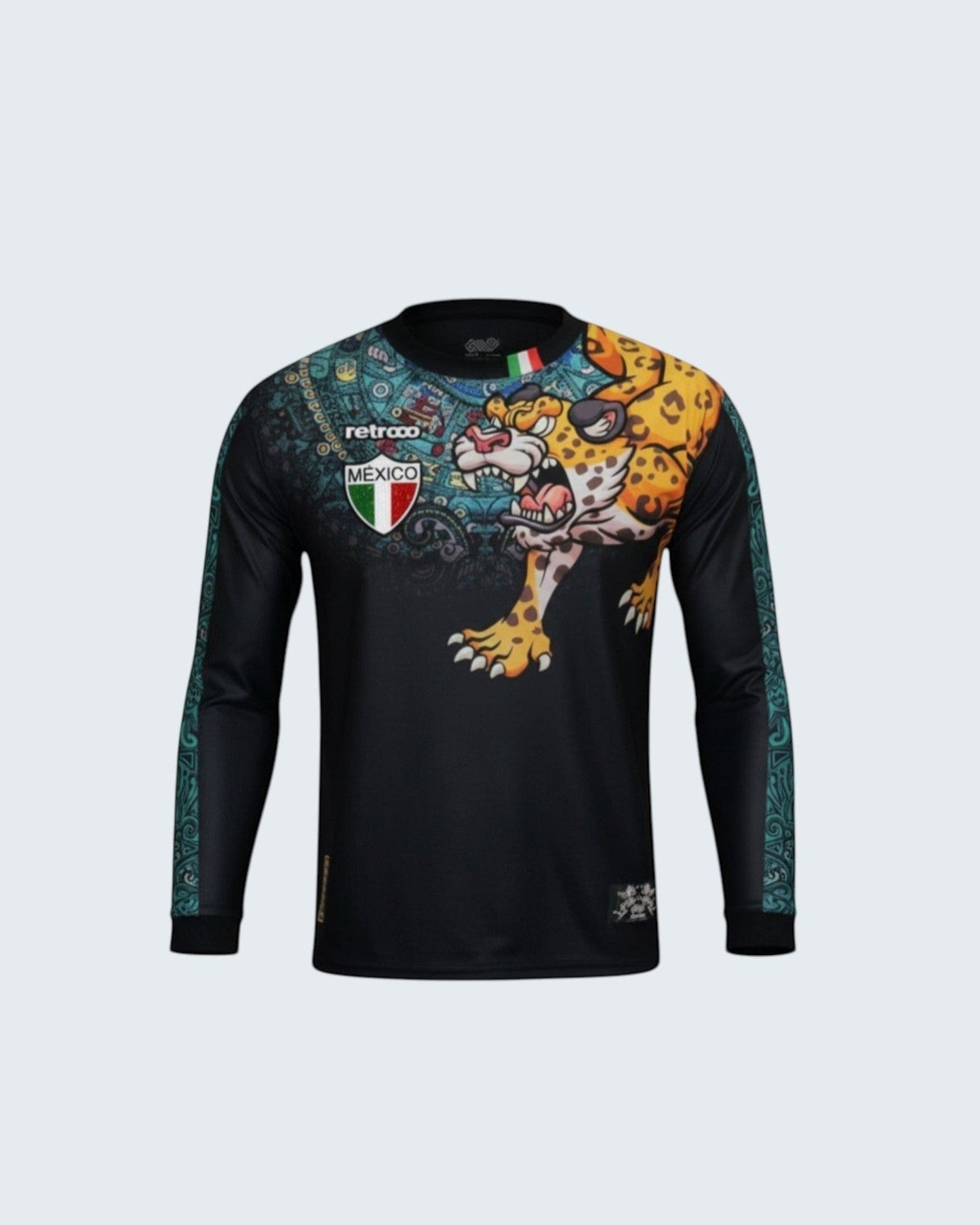 Retroooclothes Jersey Jersey Retrooo México Jaguar Obsidiana