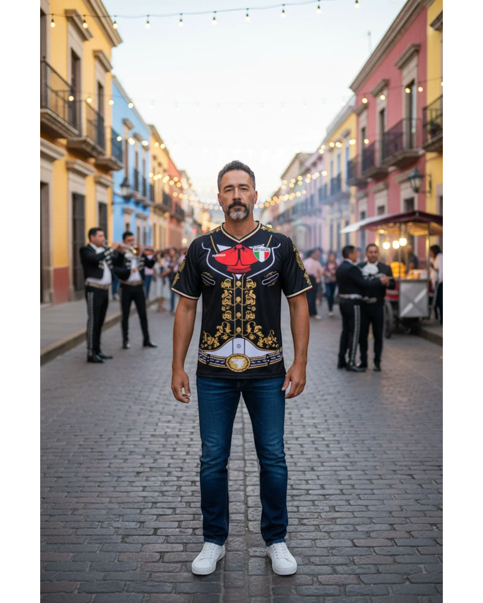 Retroooclothes Jersey Jersey Retrooo México Mariachi