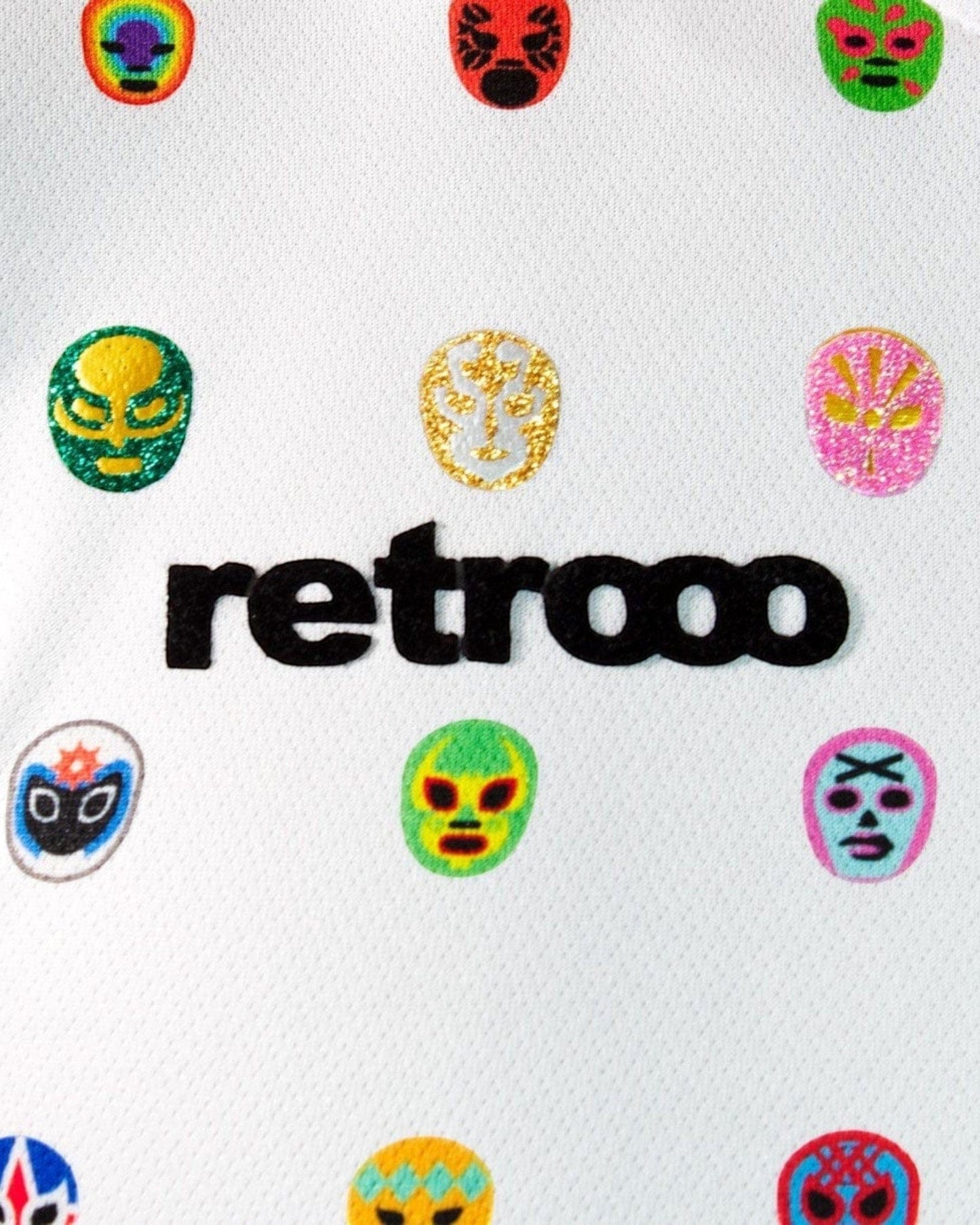 Retroooclothes Jersey Jersey Retrooo México Mascaritas Blanco