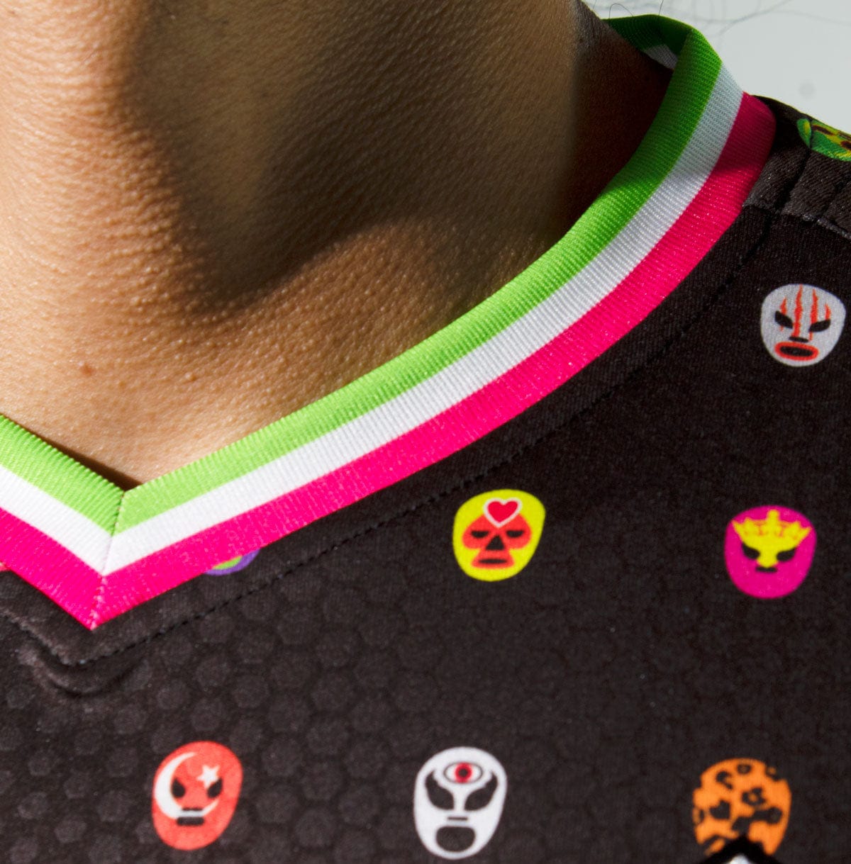 Retroooclothes Jersey Jersey Retrooo México Mascaritas Negro