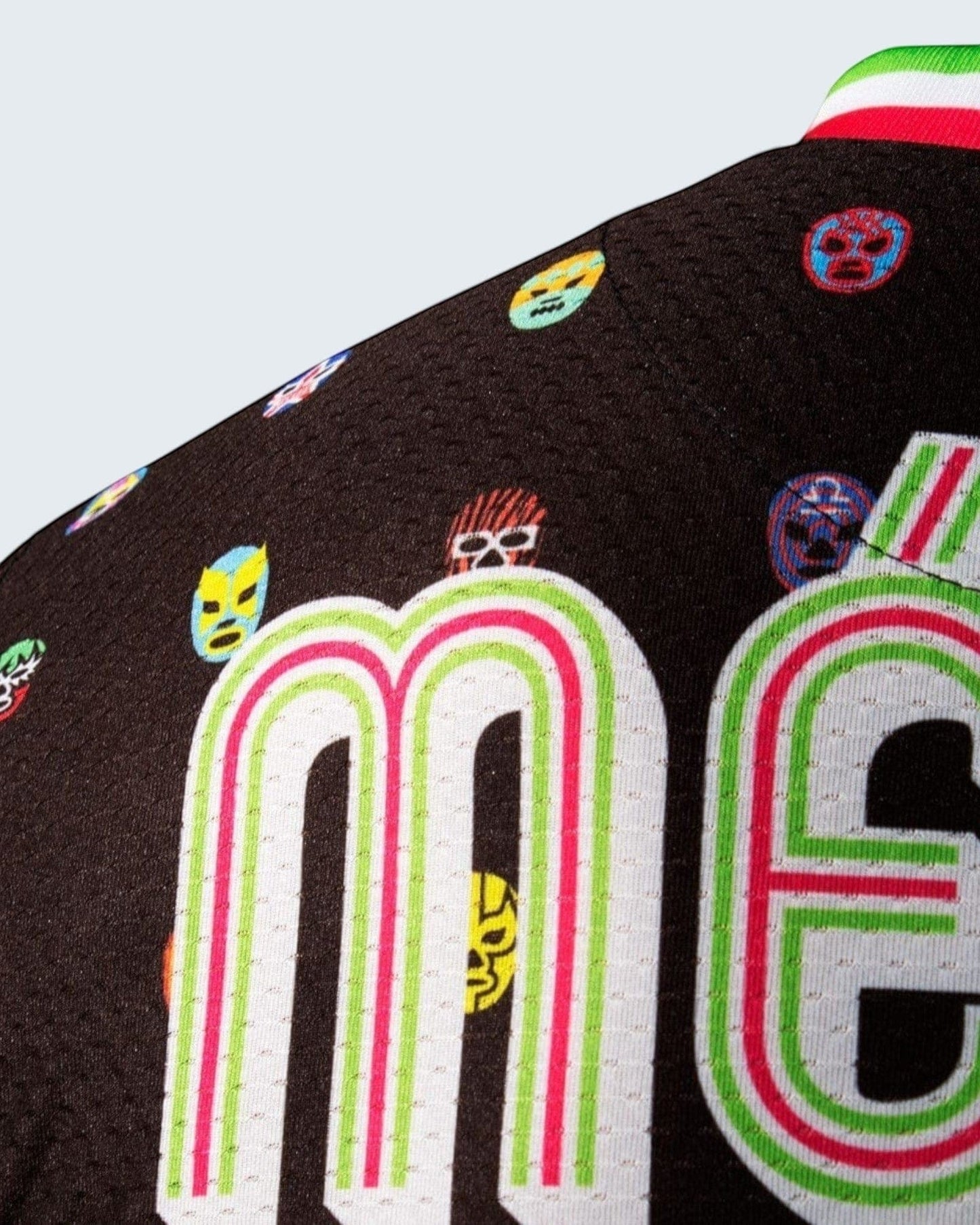 Retroooclothes Jersey Jersey Retrooo México Mascaritas Negro