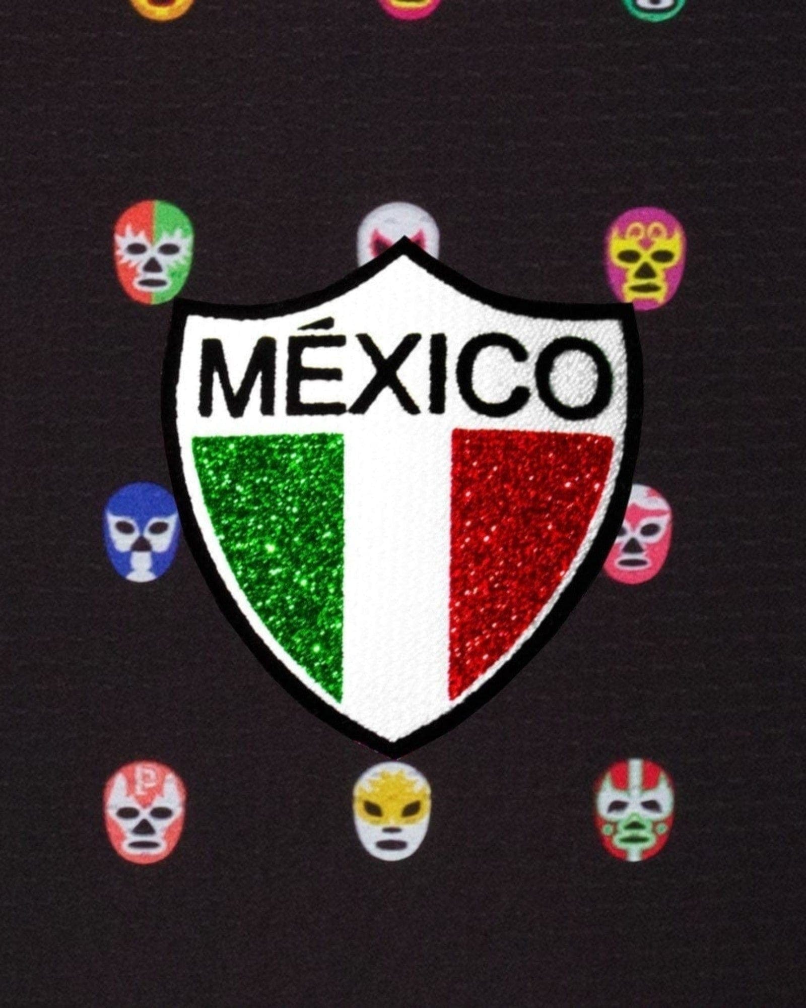 Retroooclothes Jersey Jersey Retrooo México Mascaritas Negro