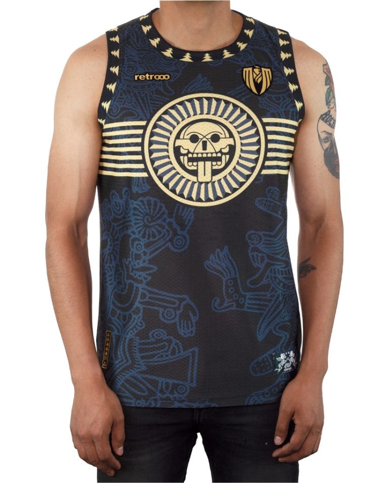 Retroooclothes Jersey Jersey Retrooo México Mictlán Versión Fan Bkb