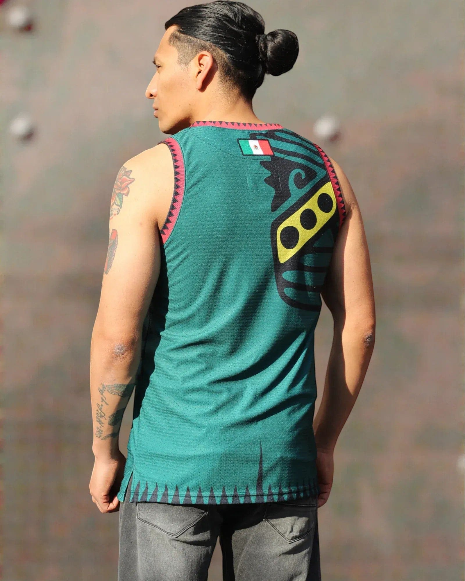 Retroooclothes Jersey Jersey Retrooo México Ocelotl Teotl 26 - Sin mangas