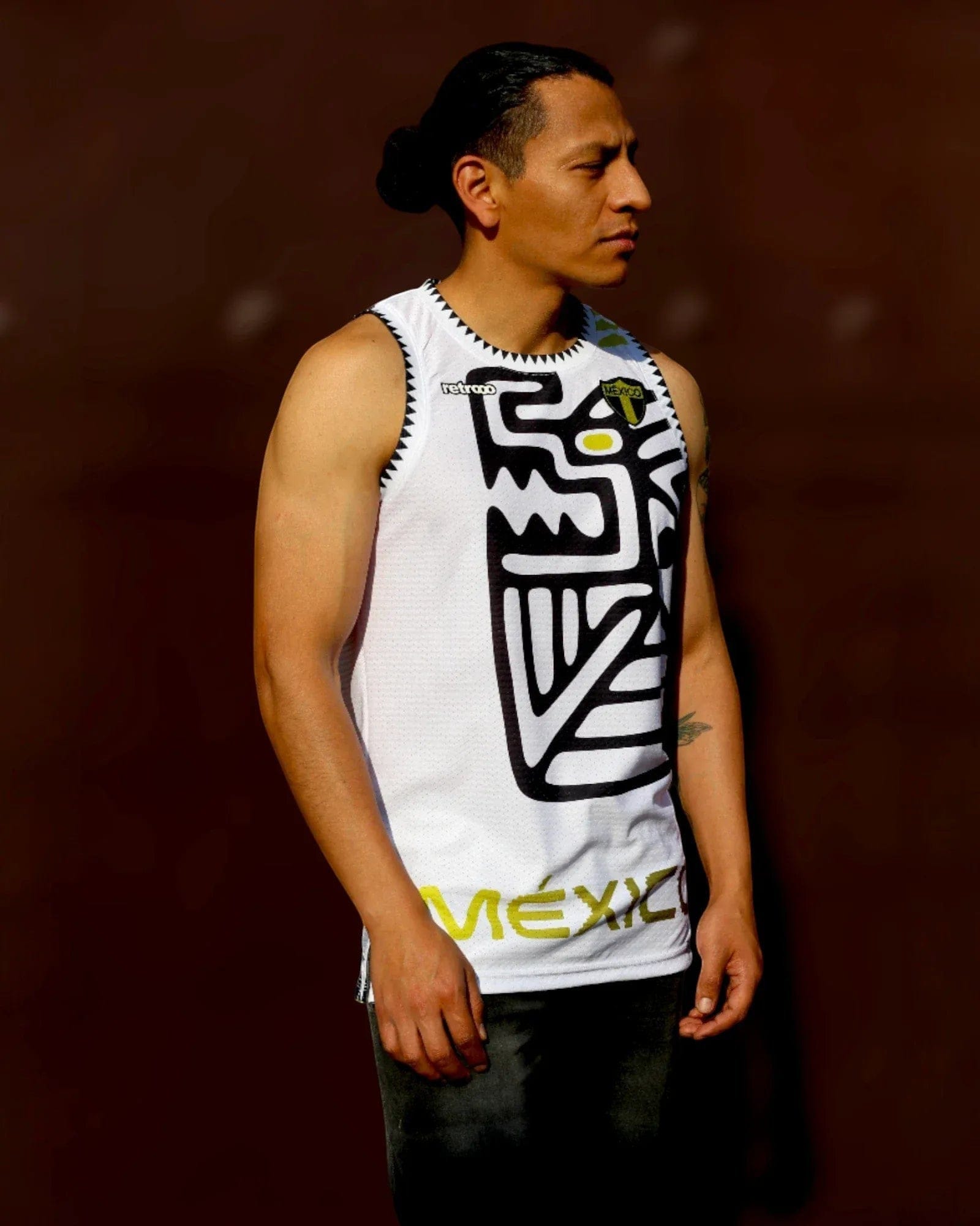 Retroooclothes Jersey Jersey Retrooo México Ocelotl Teotl 26 - Sin mangas