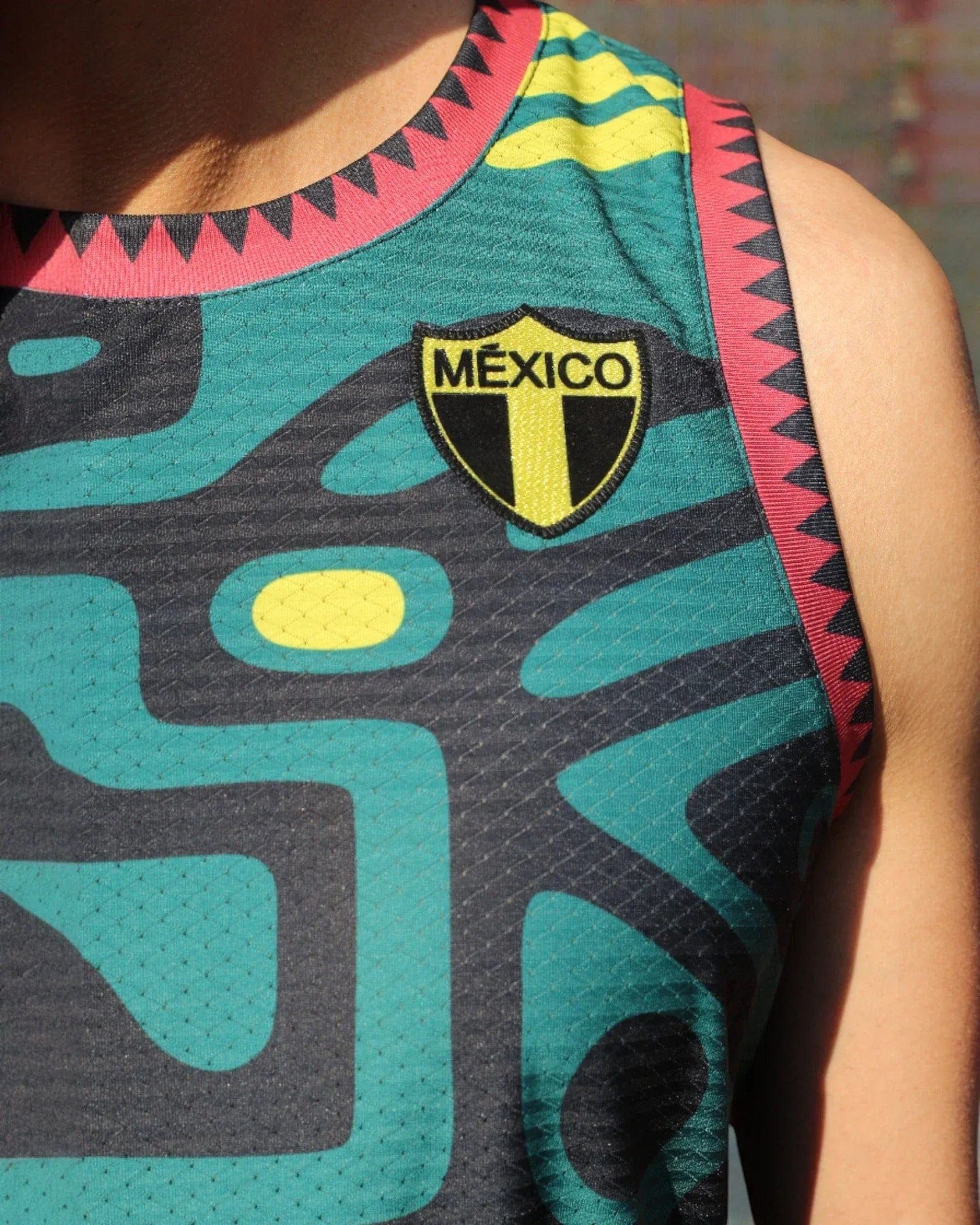 Retroooclothes Jersey Jersey Retrooo México Ocelotl Teotl 26 - Sin mangas